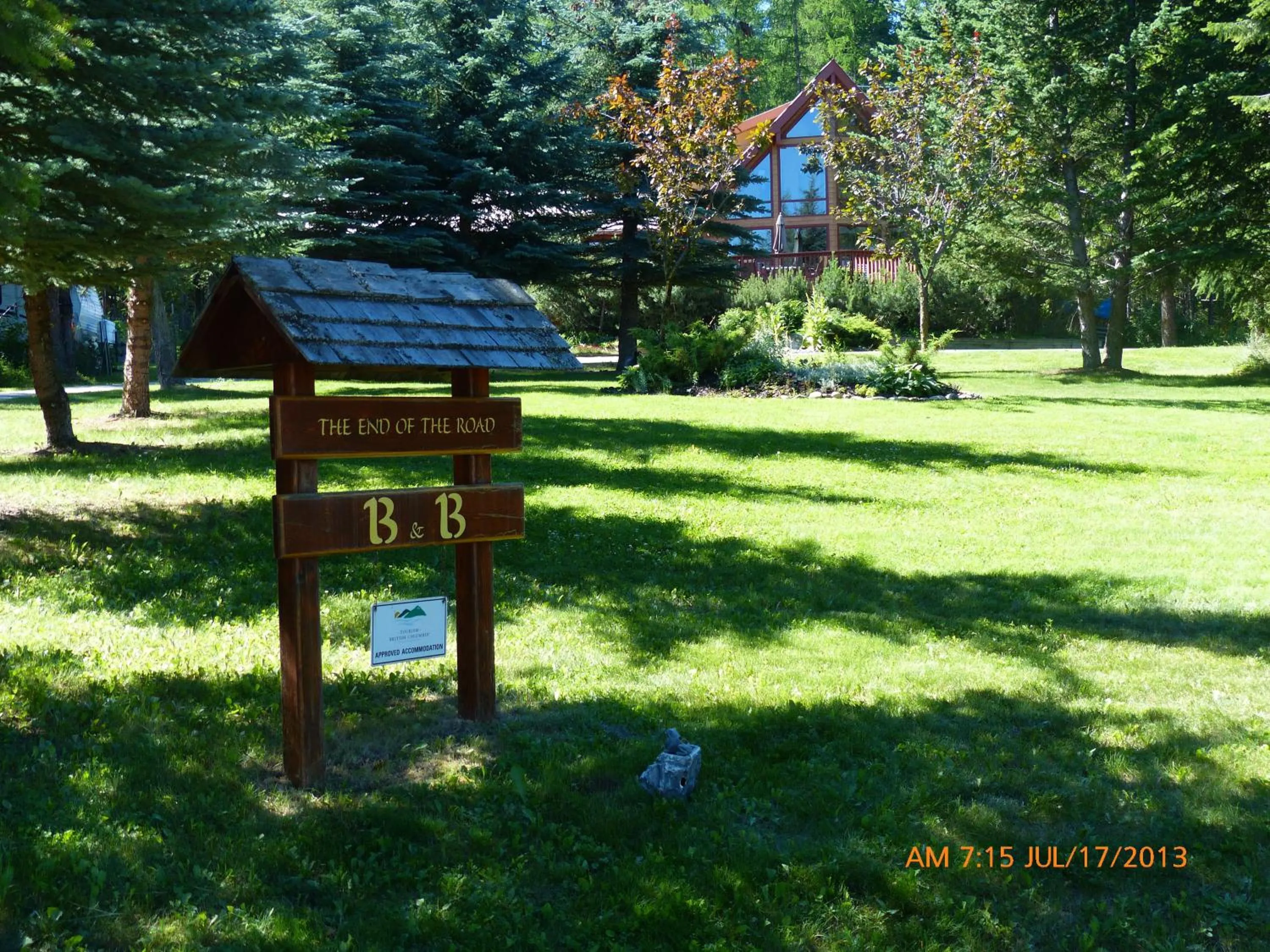 Property logo or sign in End of the road B & B