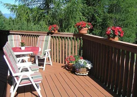 Balcony/Terrace in End of the road B & B