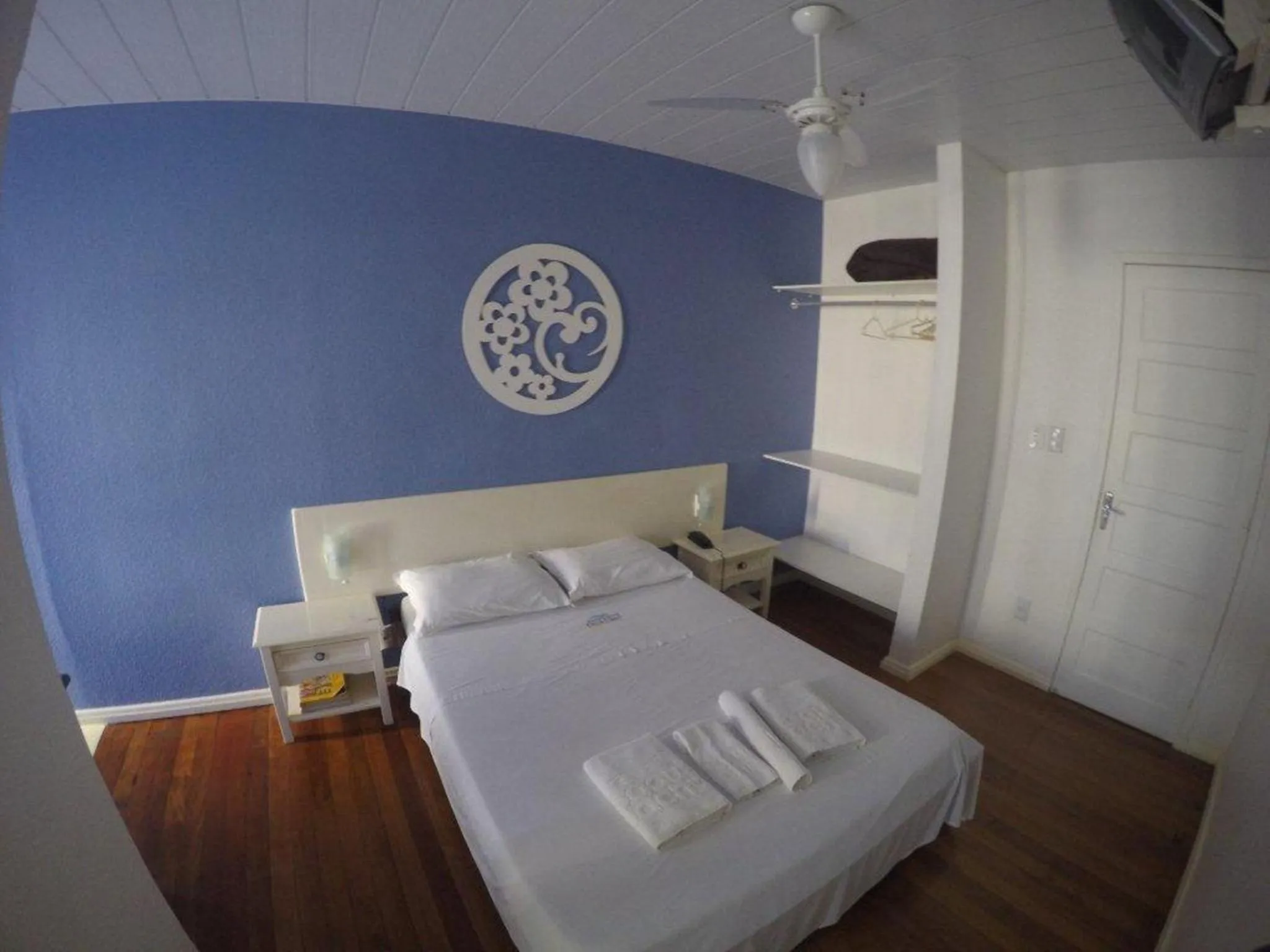 Photo of the whole room, Bed in Joaquina Beach Hotel