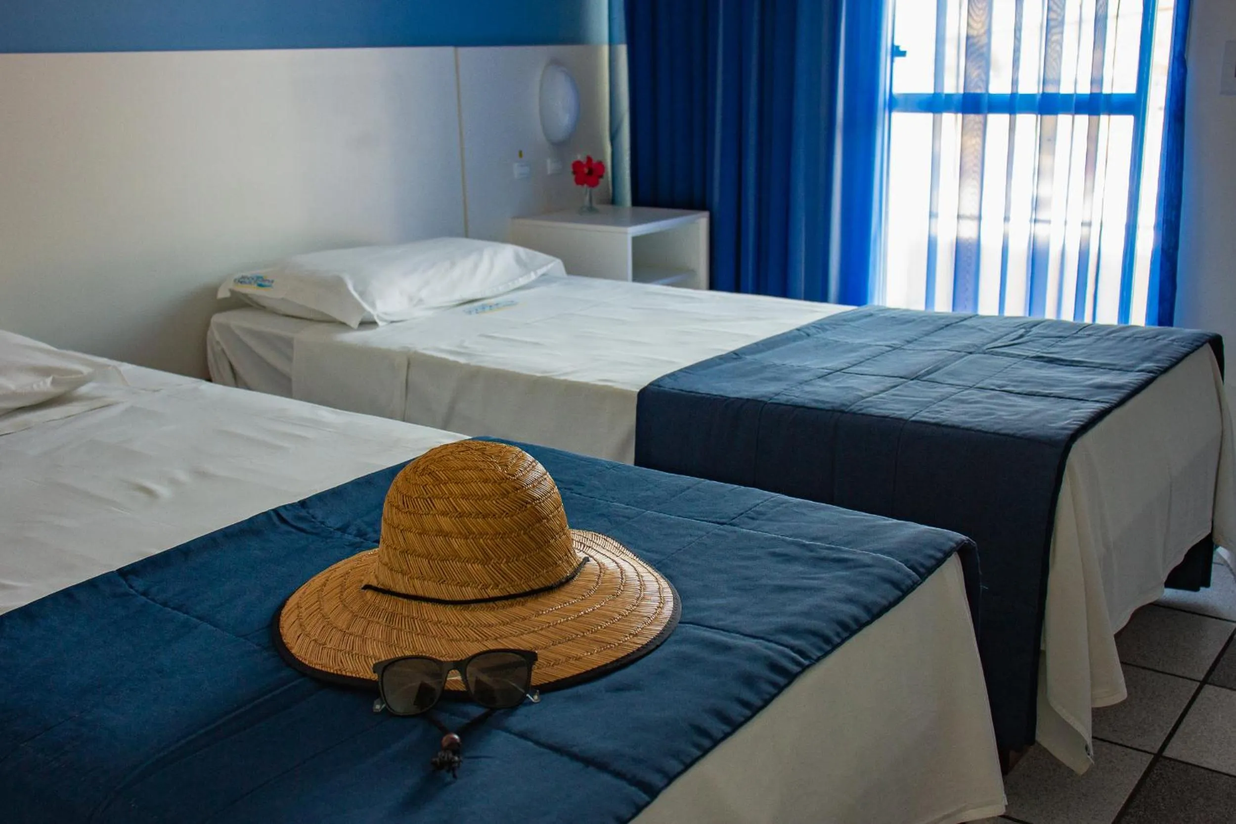 Bed in Joaquina Beach Hotel