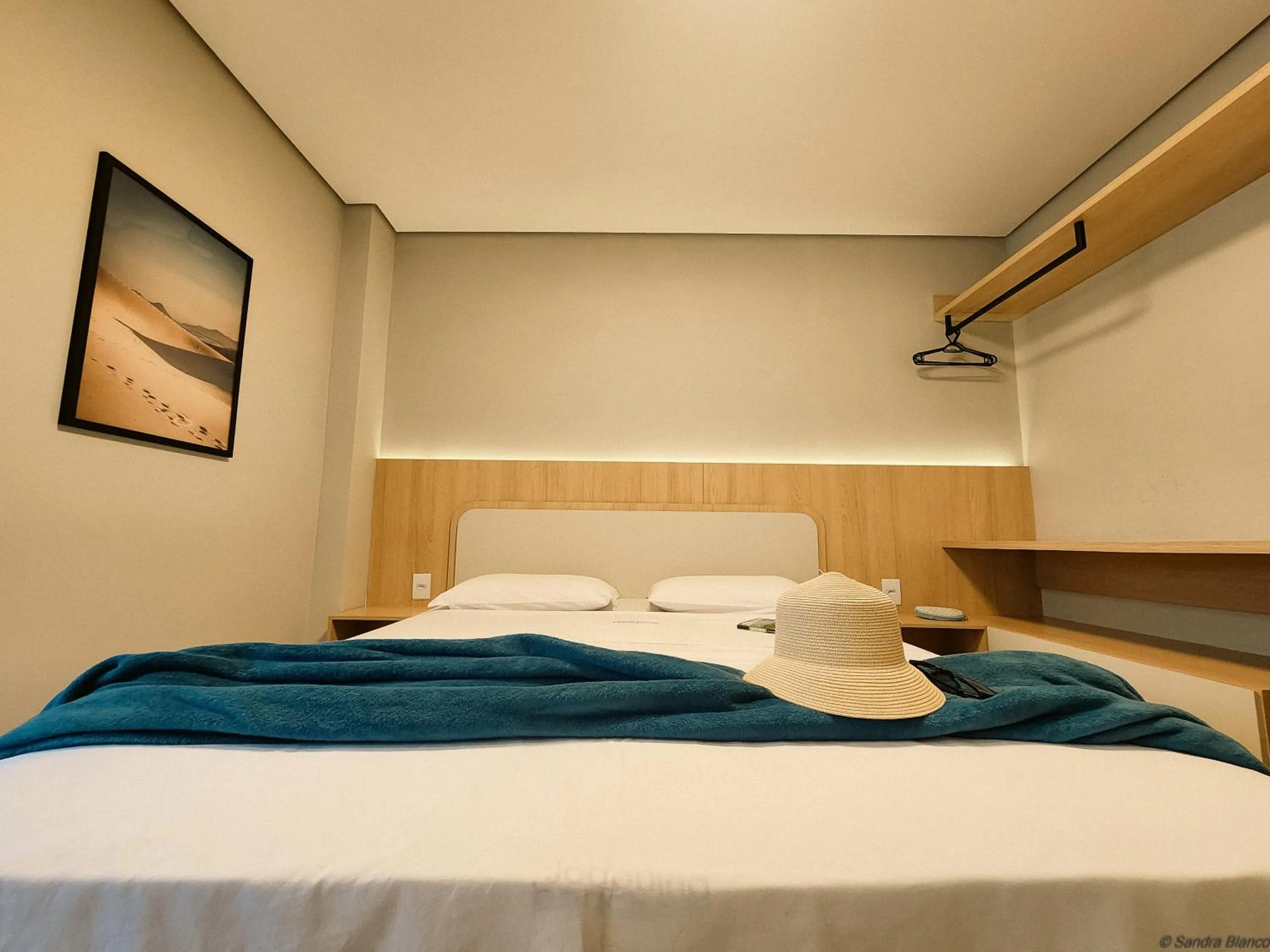 Bed in Joaquina Beach Hotel
