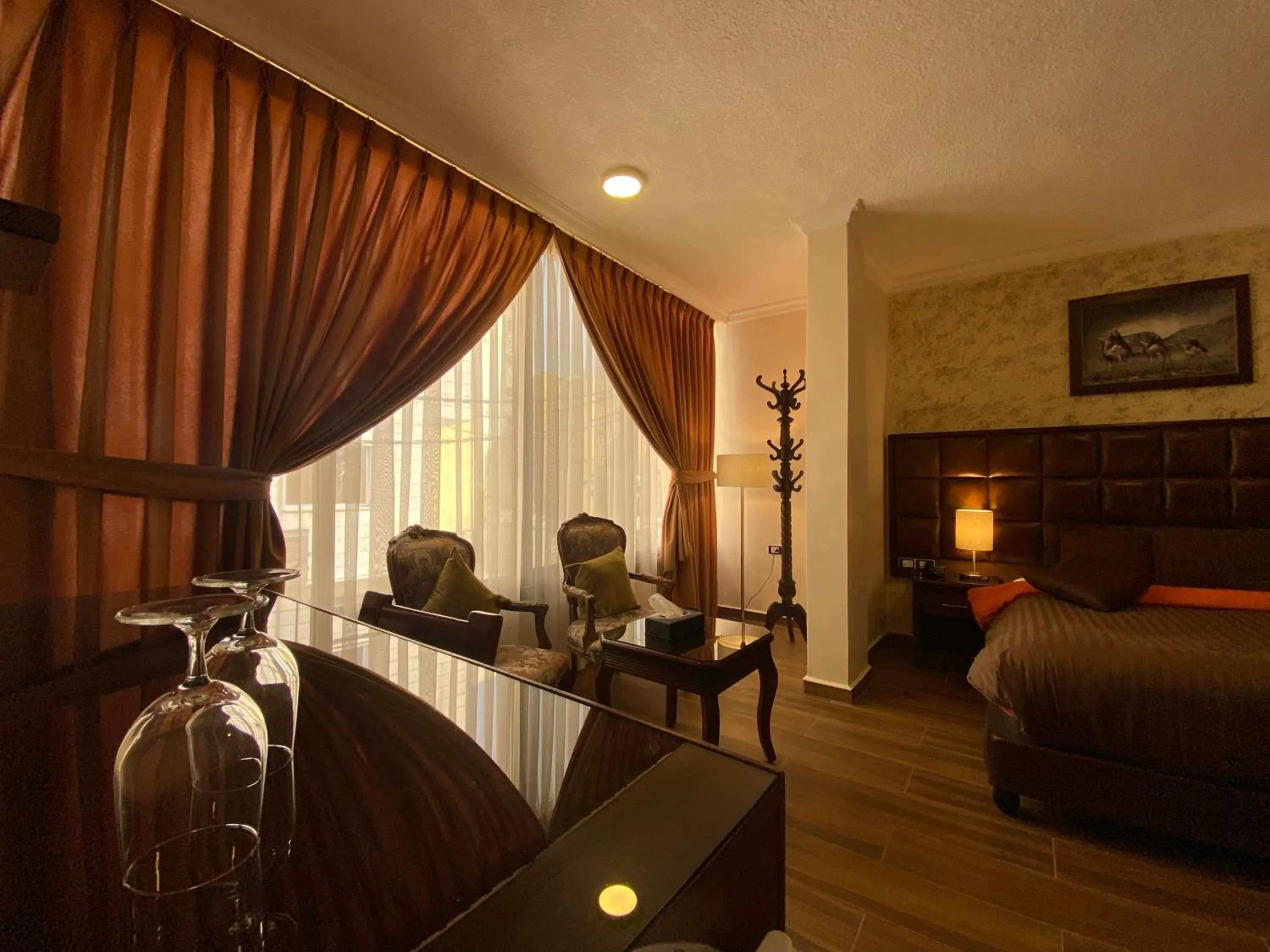 Living room, Bed in Anbat Midtown Hotel