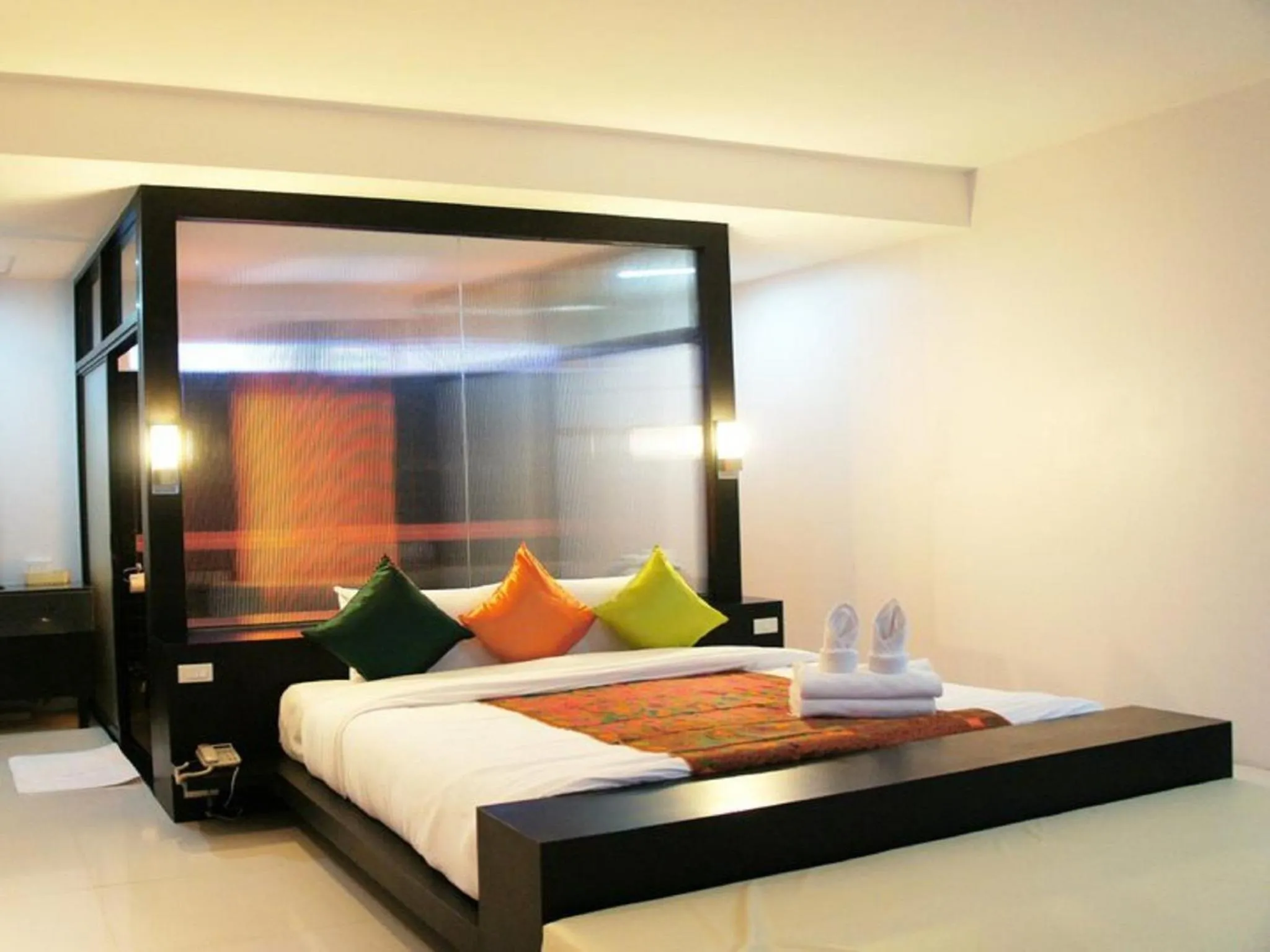 Bed in Khun Chaweng Resort