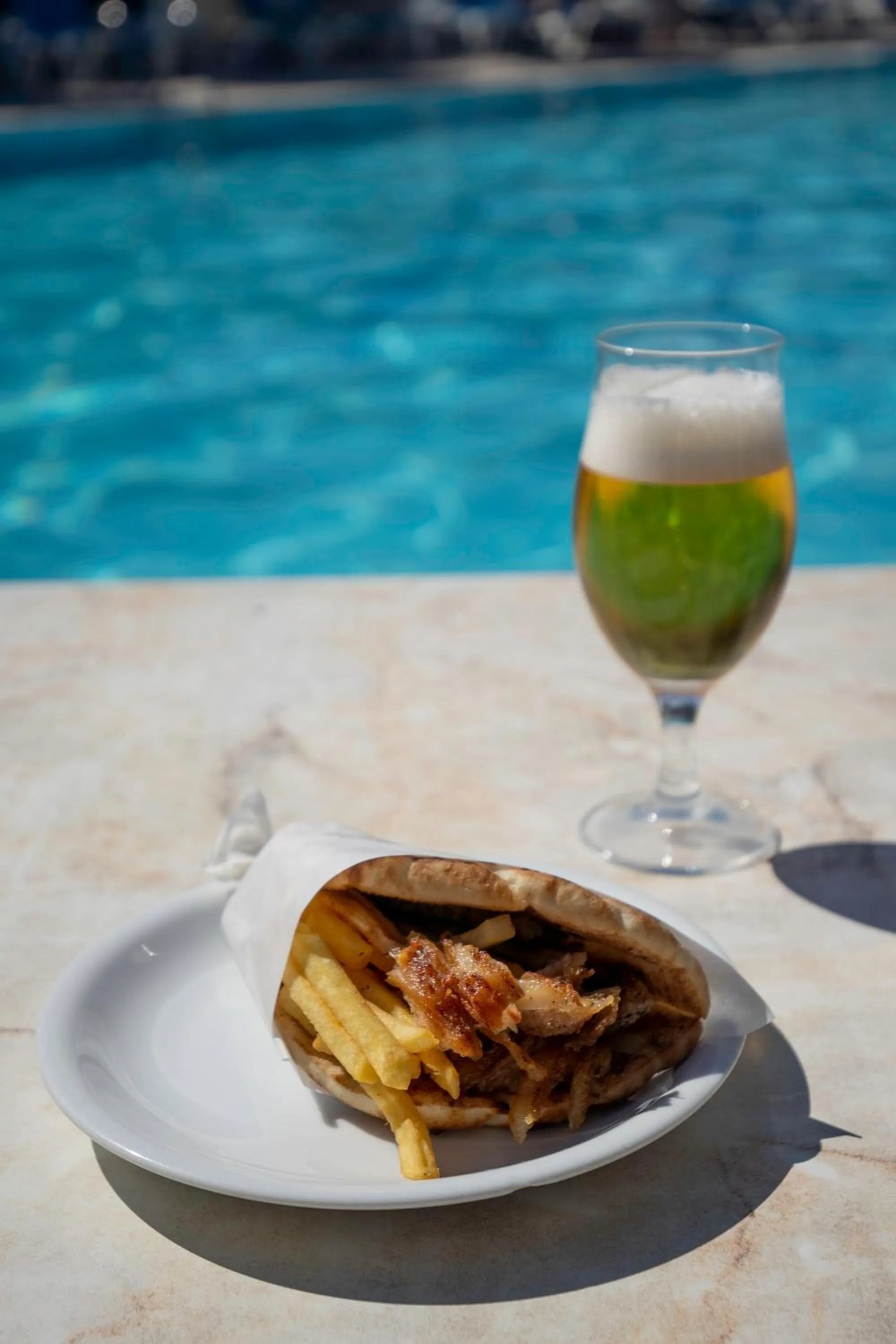 Food in Kolymbia Sun