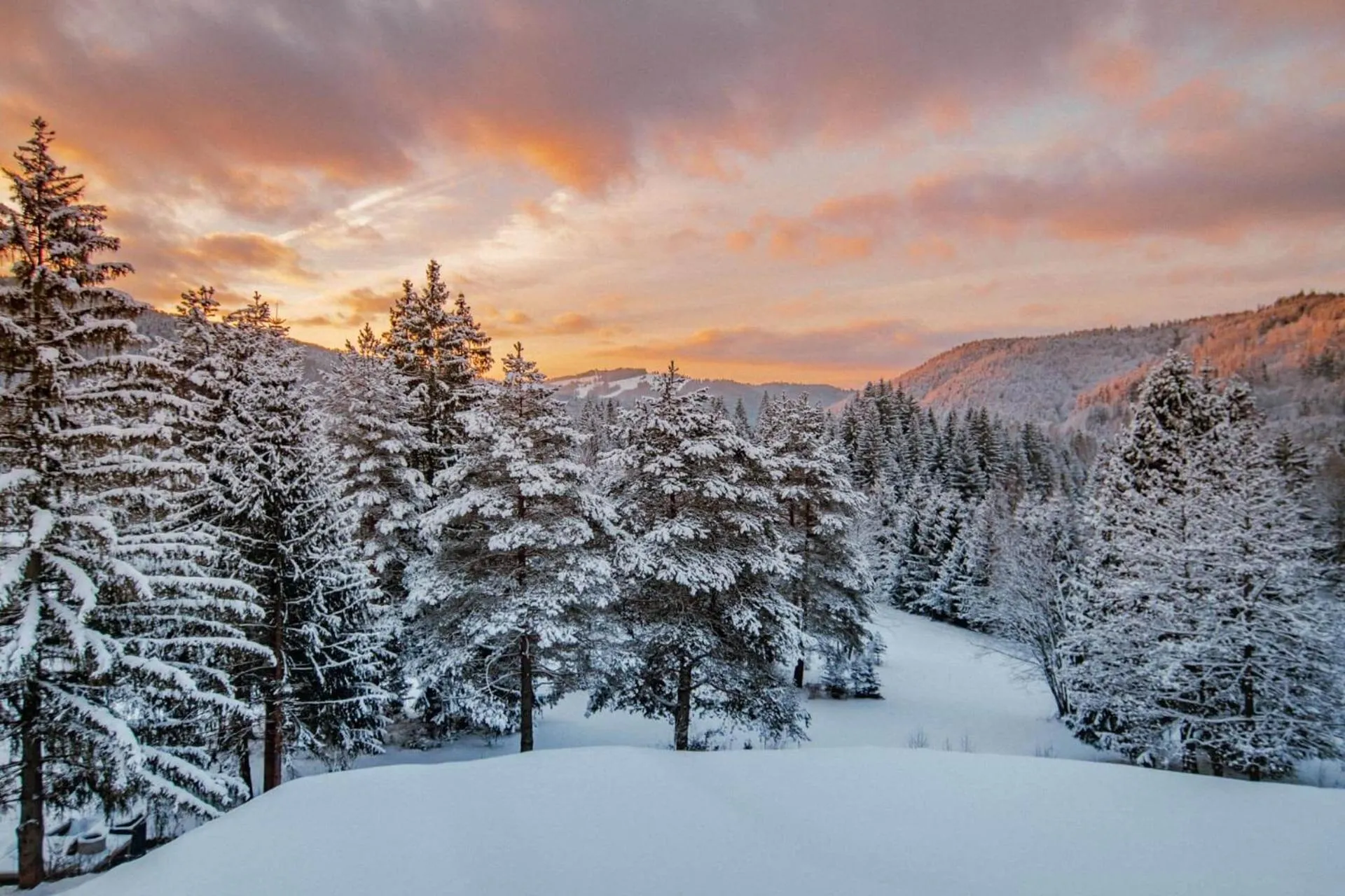 Natural landscape in Hotel Partizán