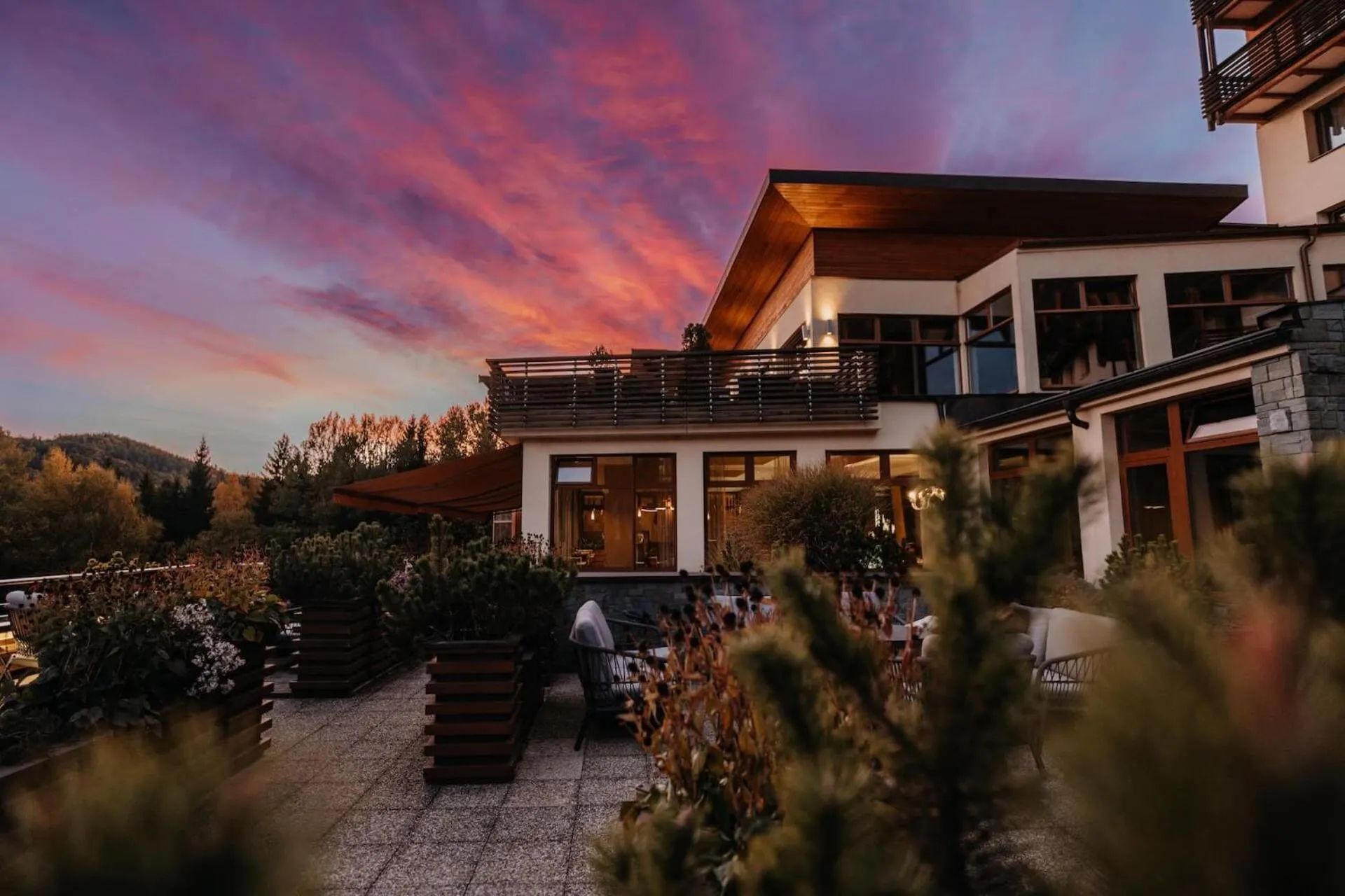 Property building in Hotel Partizán