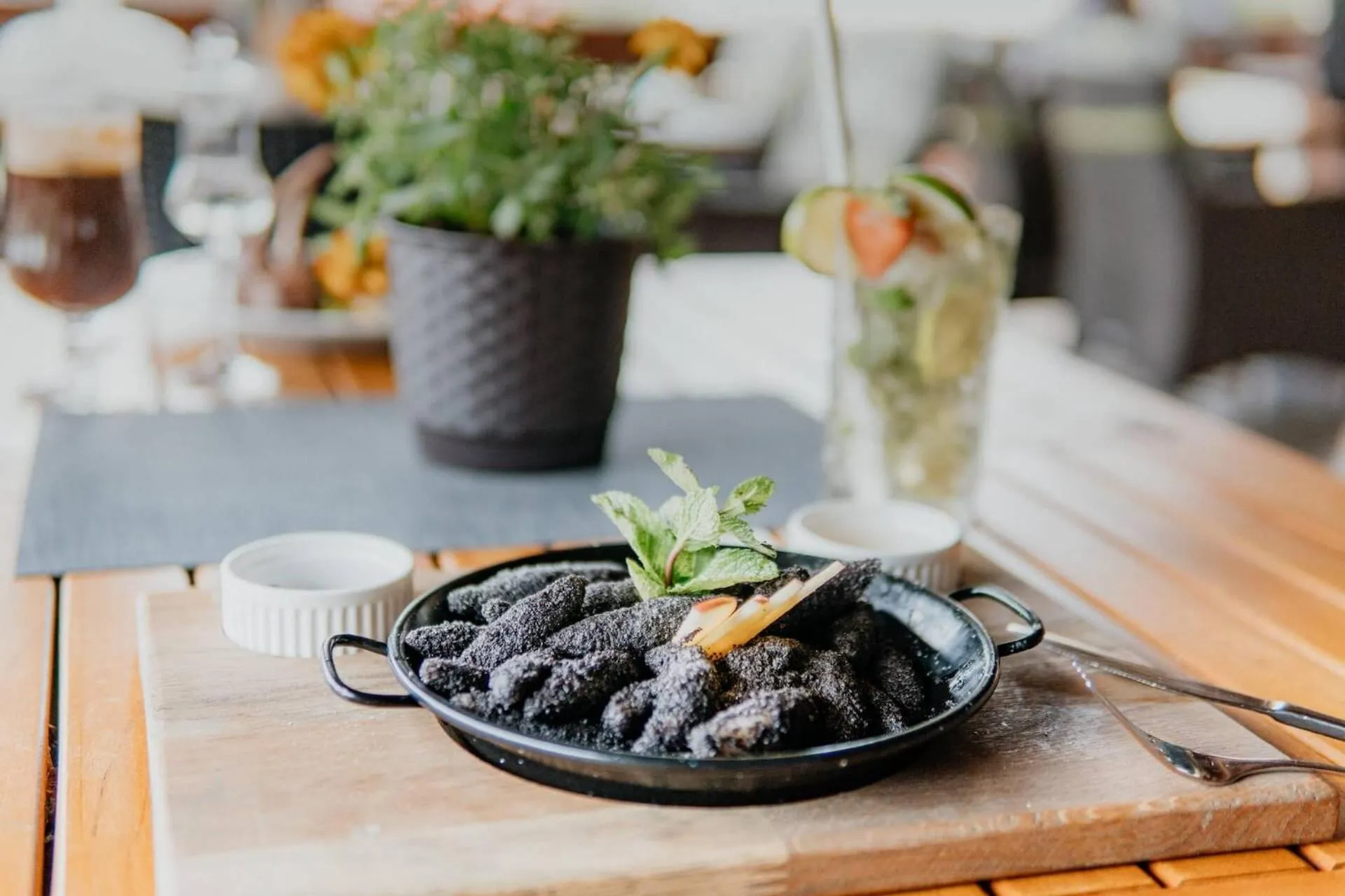 Food close-up in Hotel Partizán