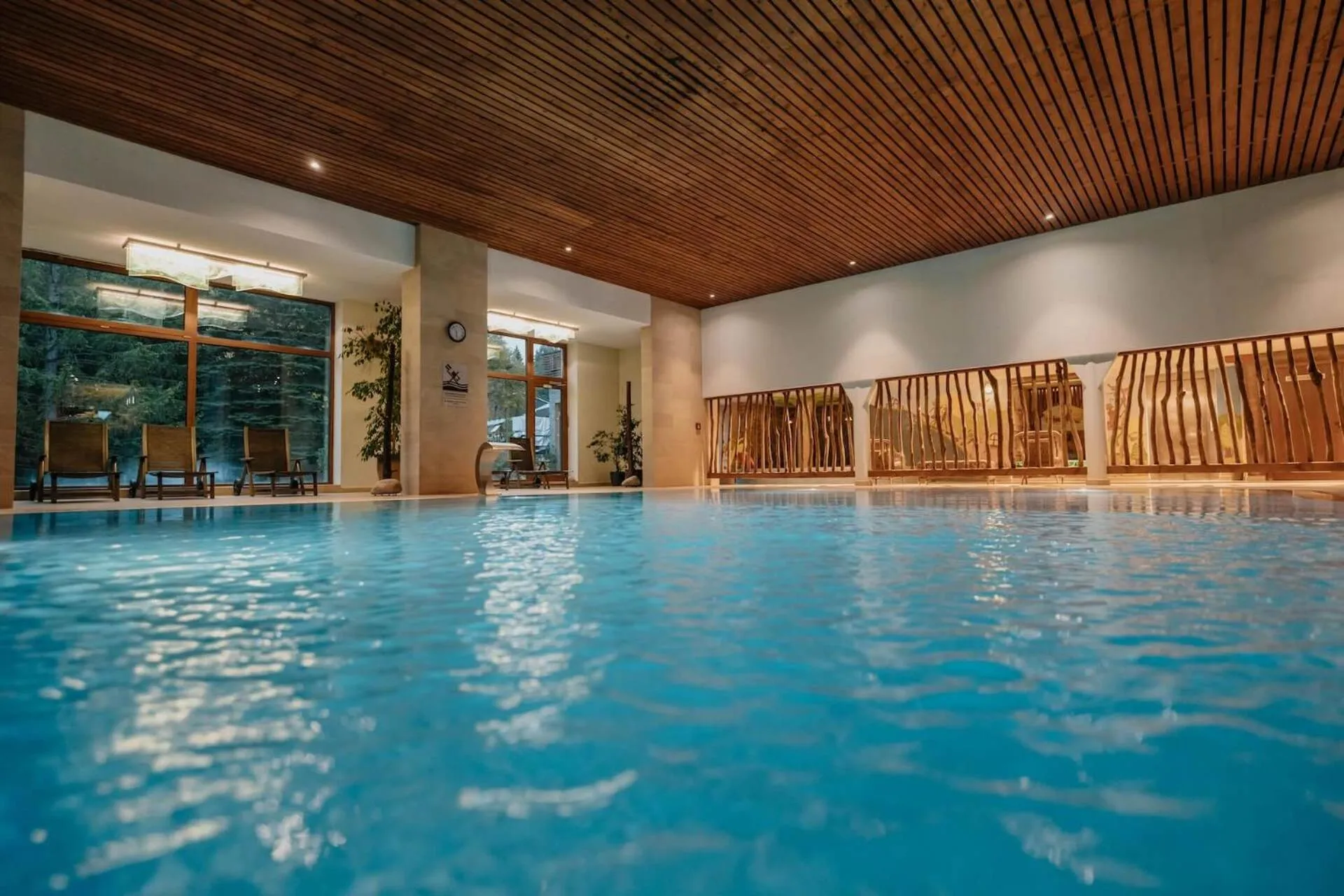 Swimming pool in Hotel Partizán