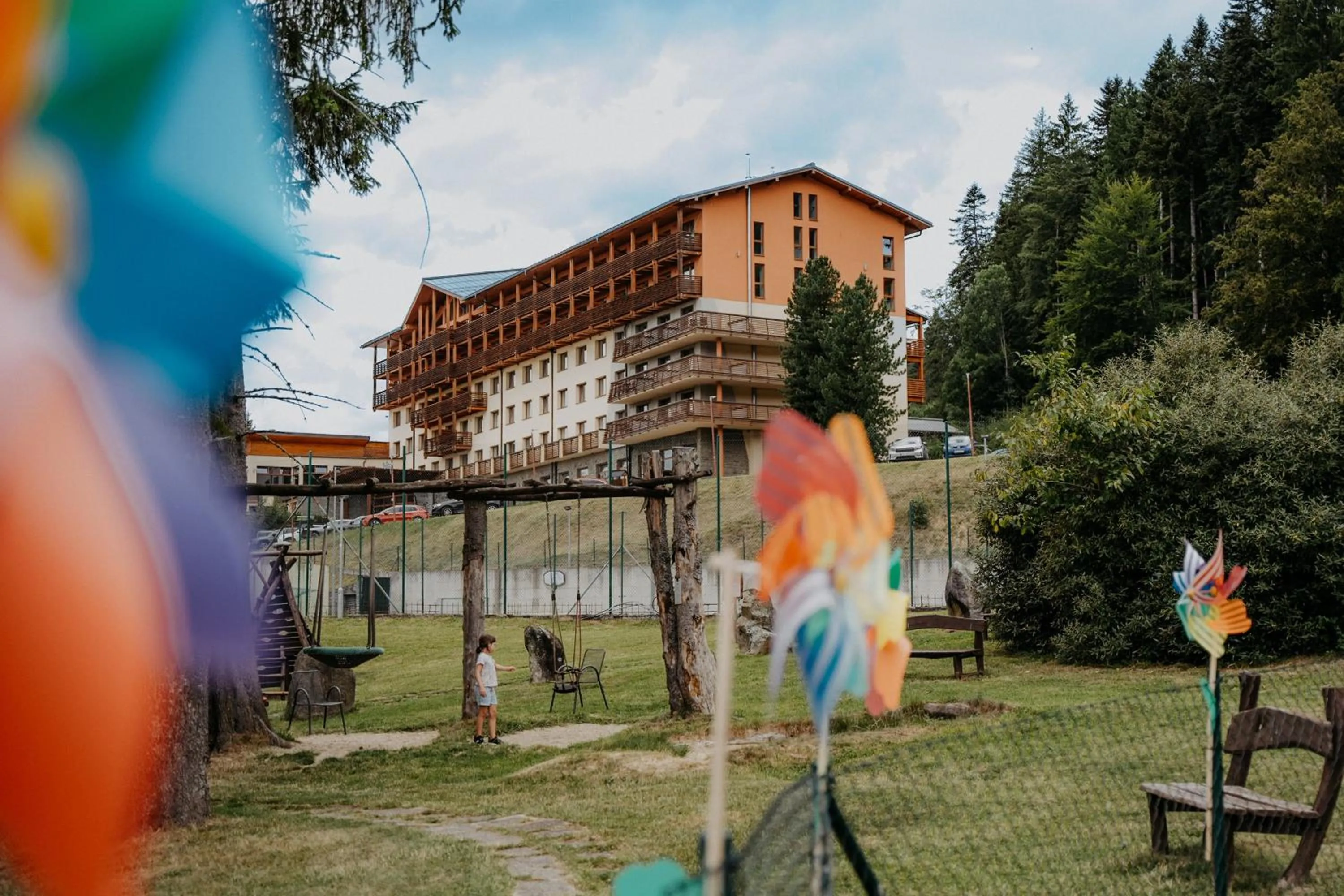 Property building in Hotel Partizán