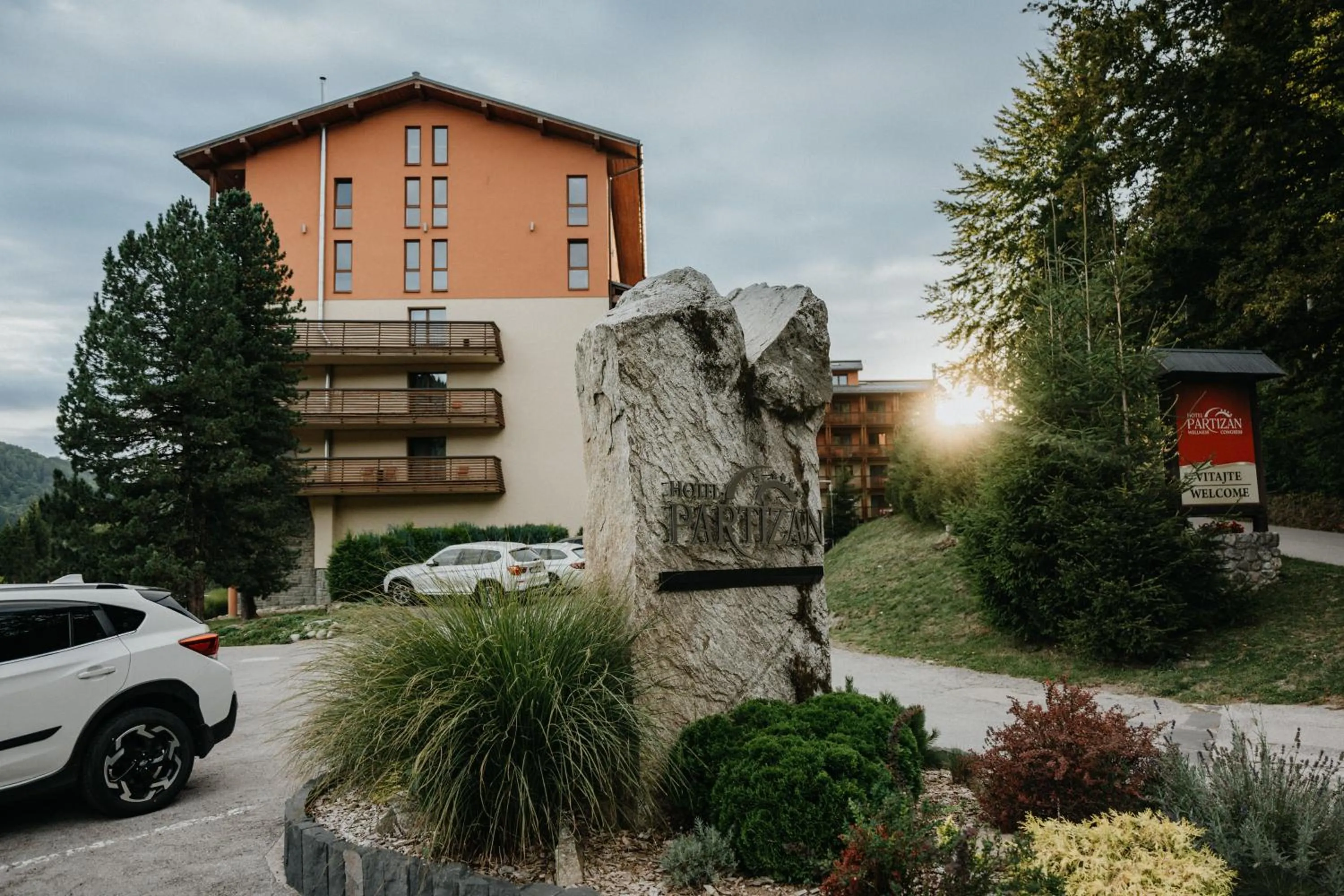 Property building in Hotel Partizán