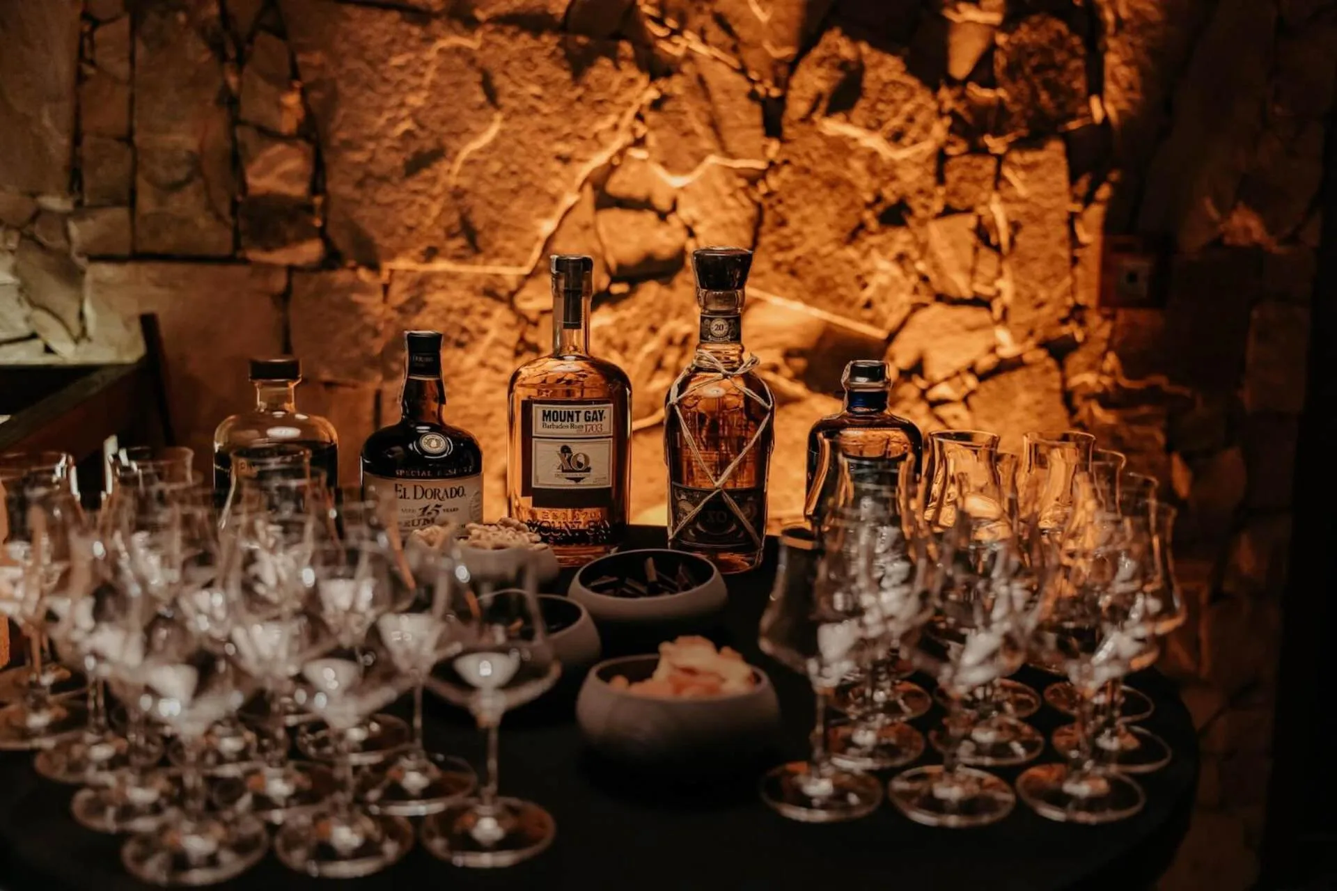 Alcoholic drinks in Hotel Partizán