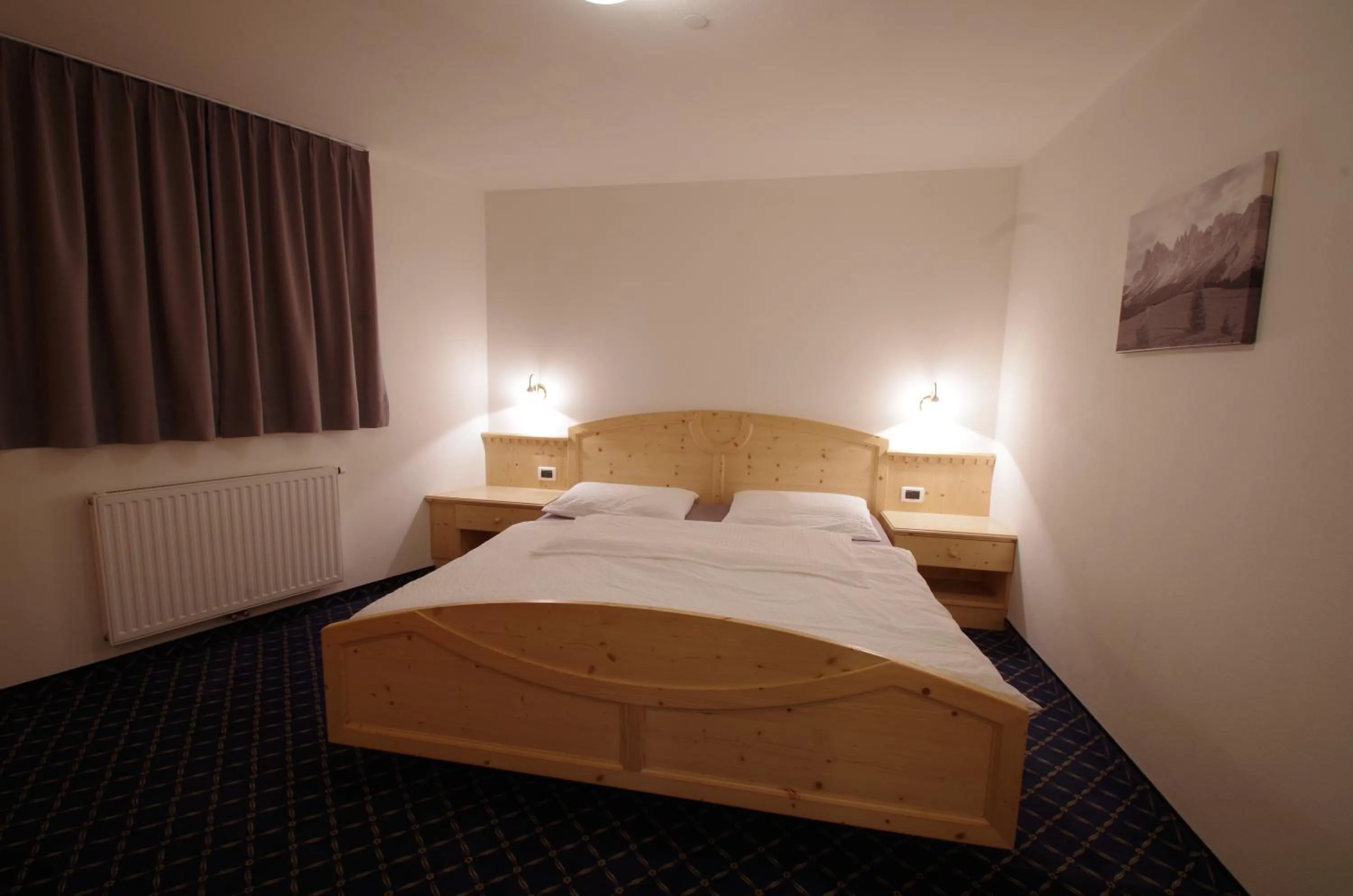 Bed in Villa Hubertus