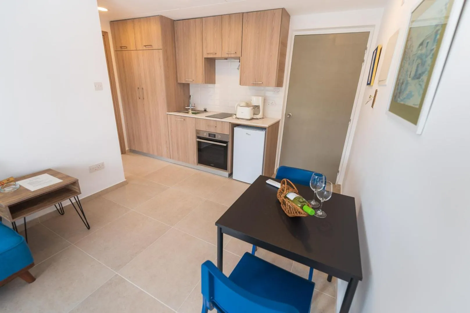 Kitchen or kitchenette in Chrielka Hotel