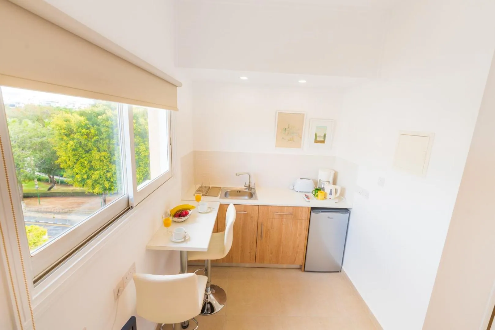 Kitchen or kitchenette in Chrielka Hotel