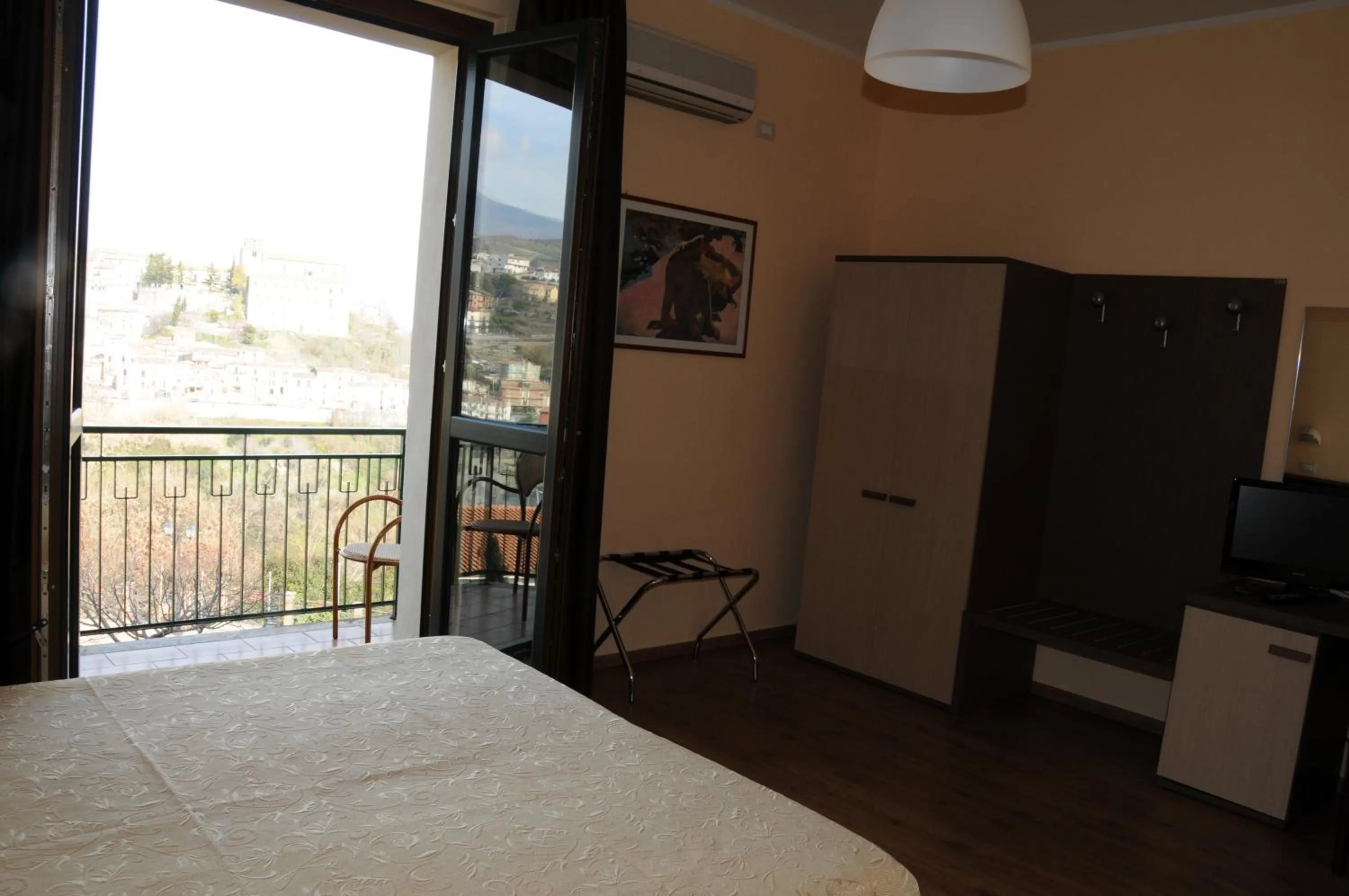 Decorative detail, Bed in Hotel Barbieri