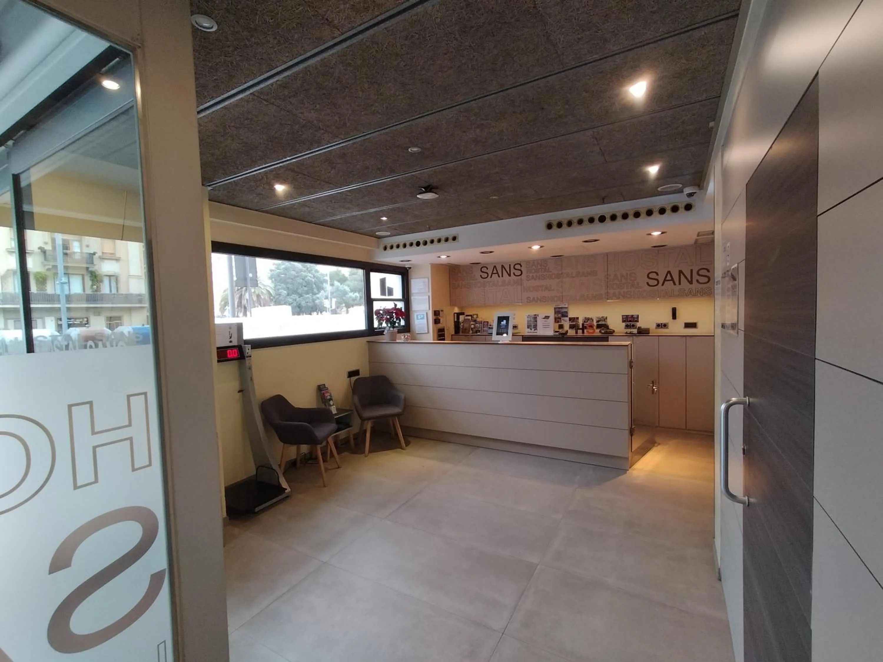 Lobby or reception in Hostal Sans