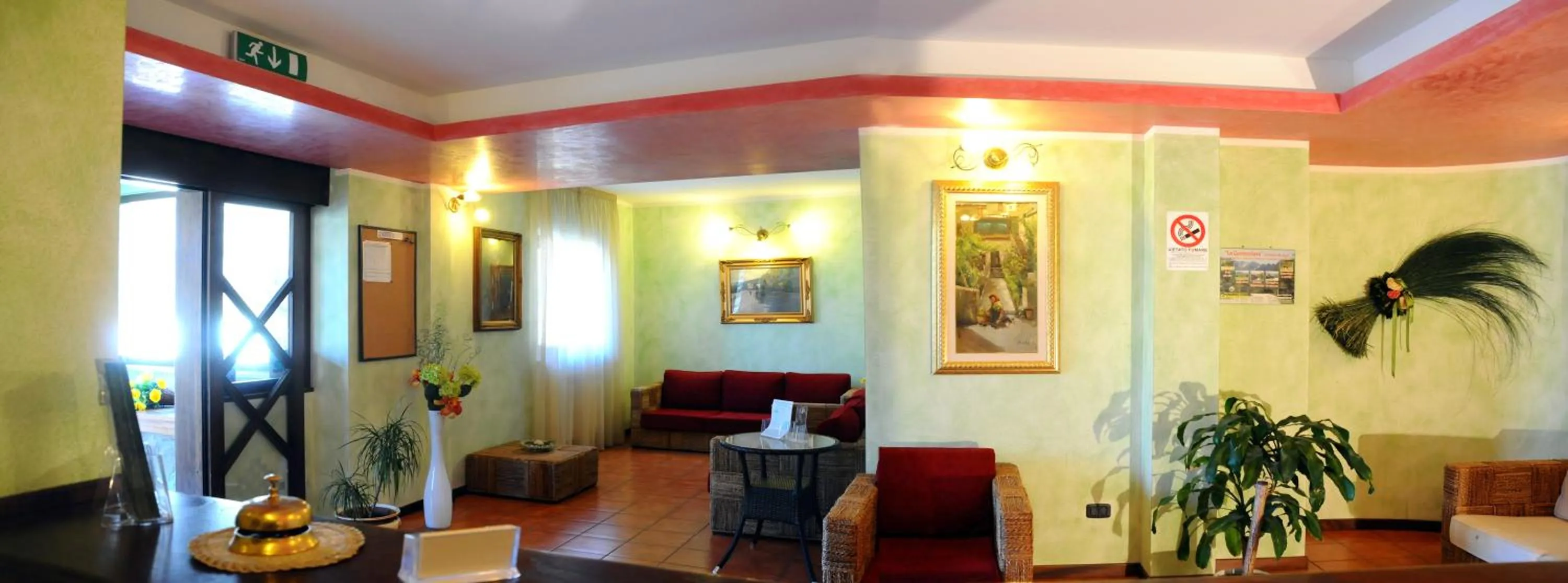 Lobby or reception in Hotel Alisma