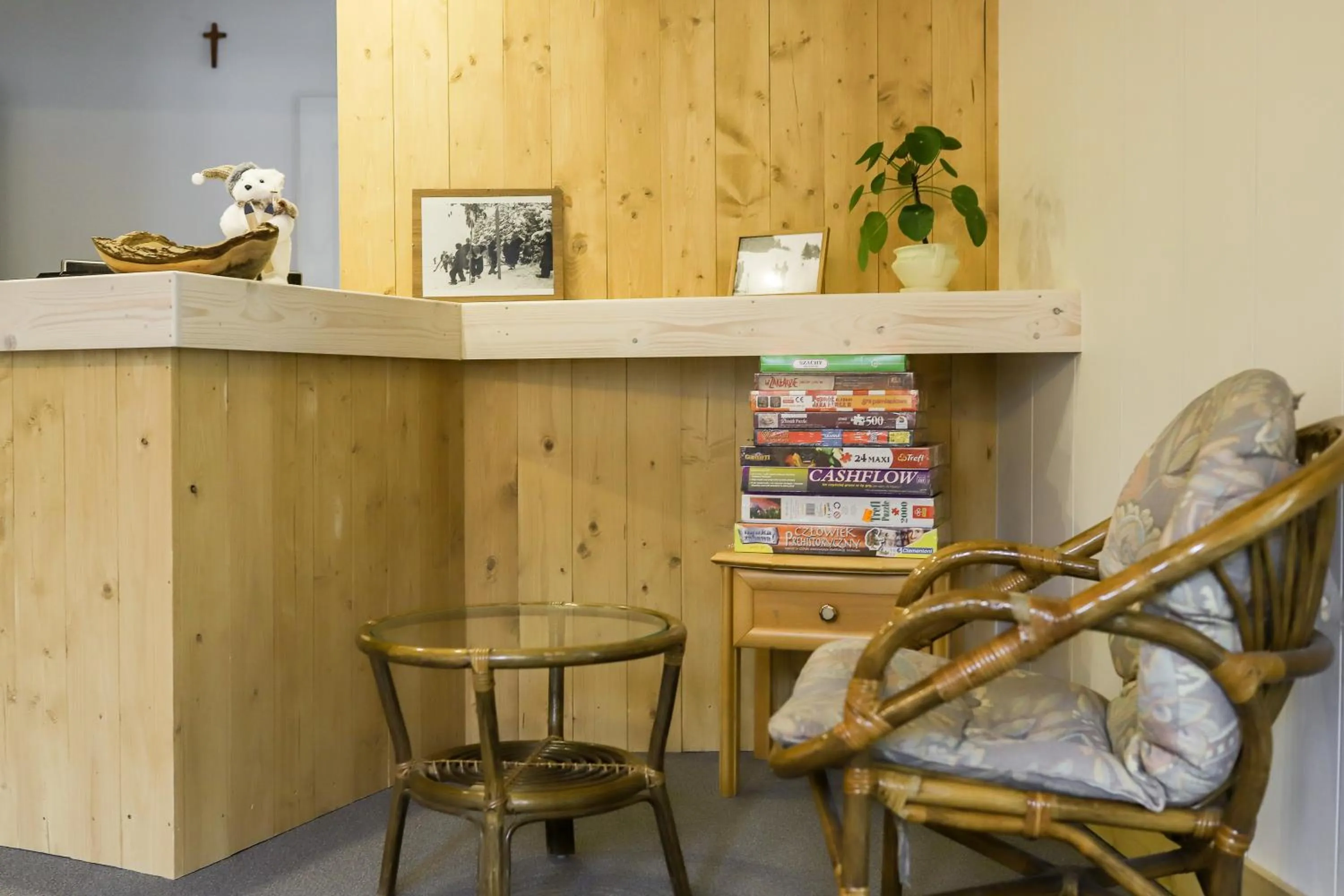 Lobby or reception in Wysoka noclegi ze śniadaniem