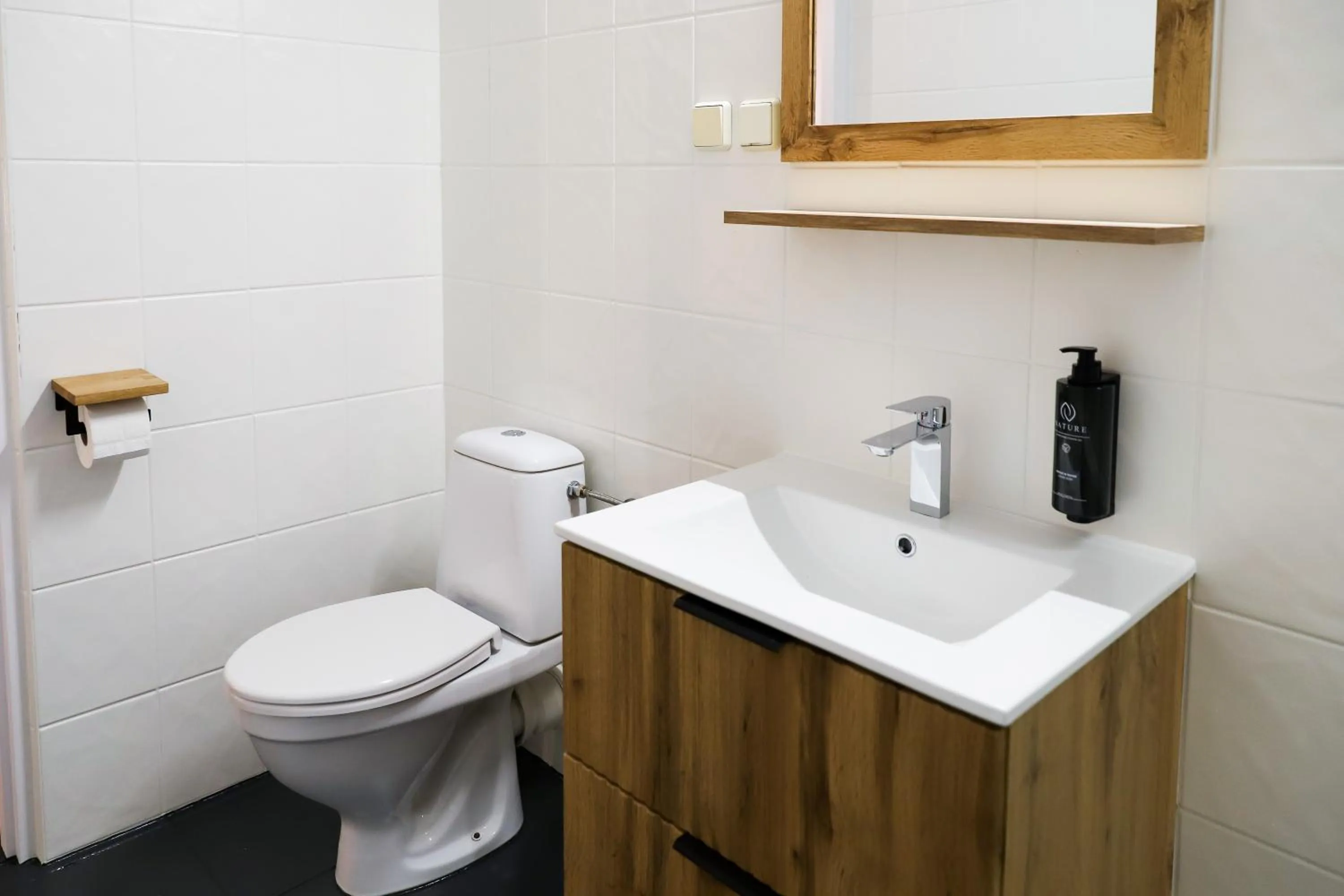 Bathroom in Wysoka noclegi ze śniadaniem