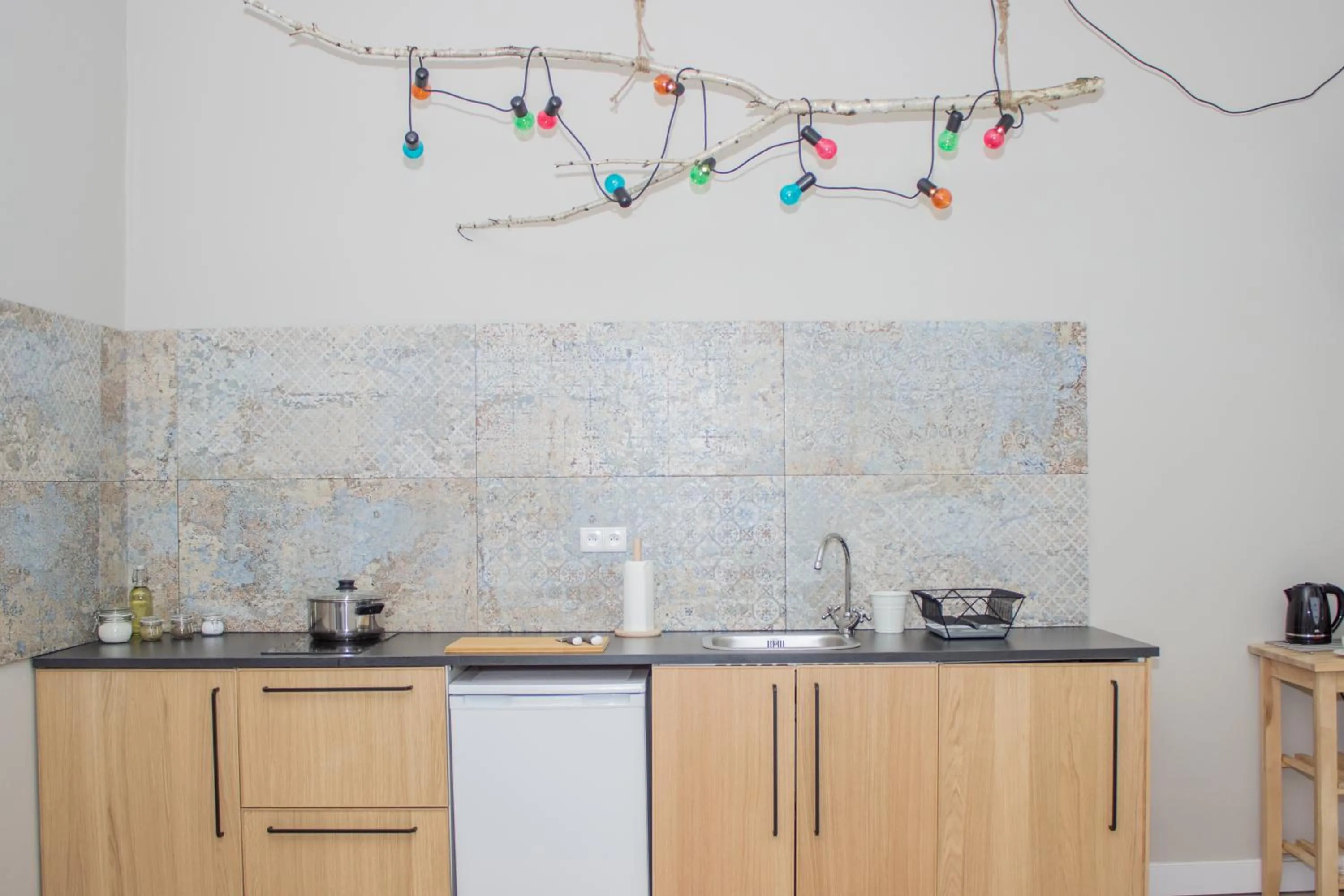 Kitchen or kitchenette in Chillout Hostel