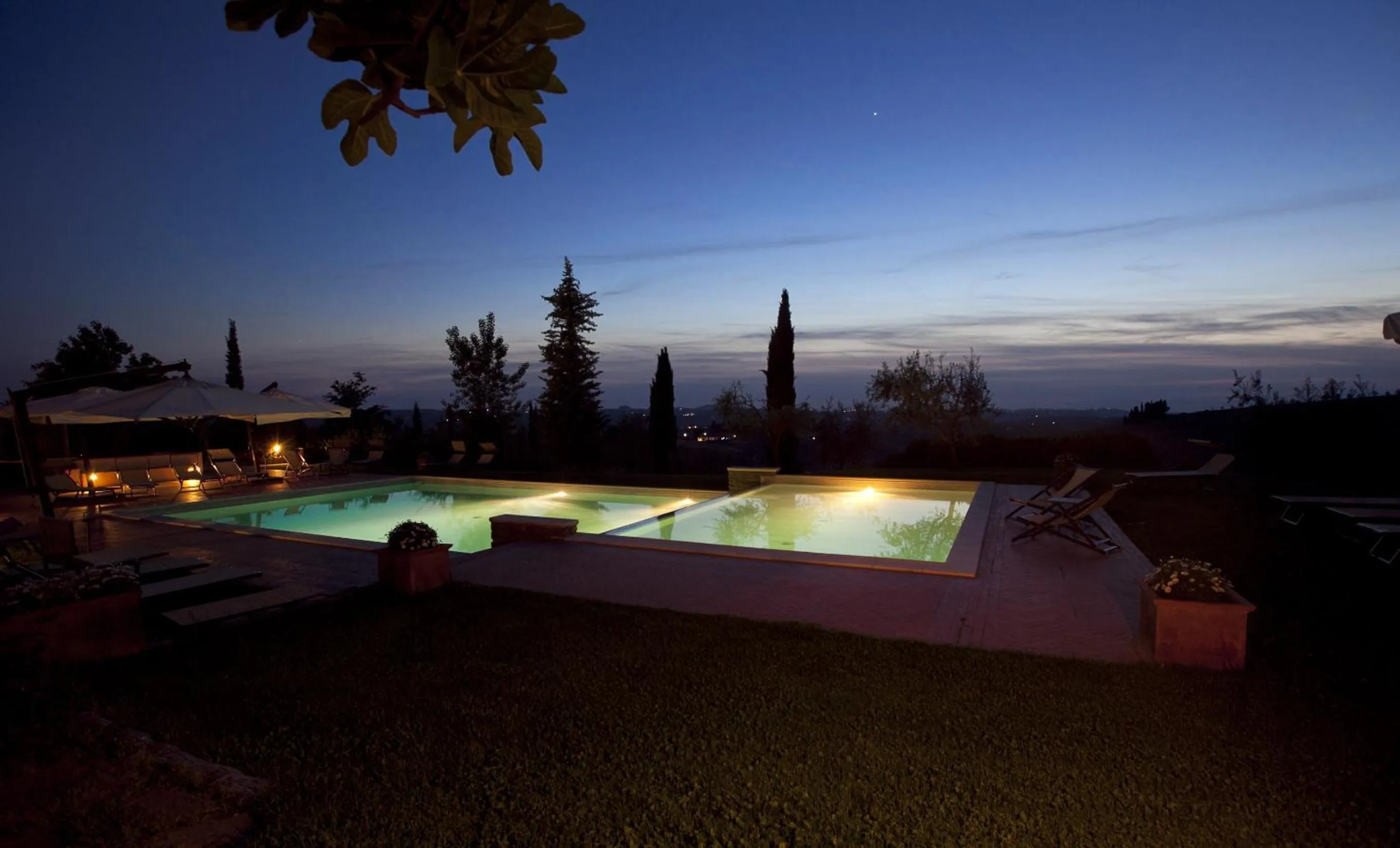 Pool view in Fonte De' Medici