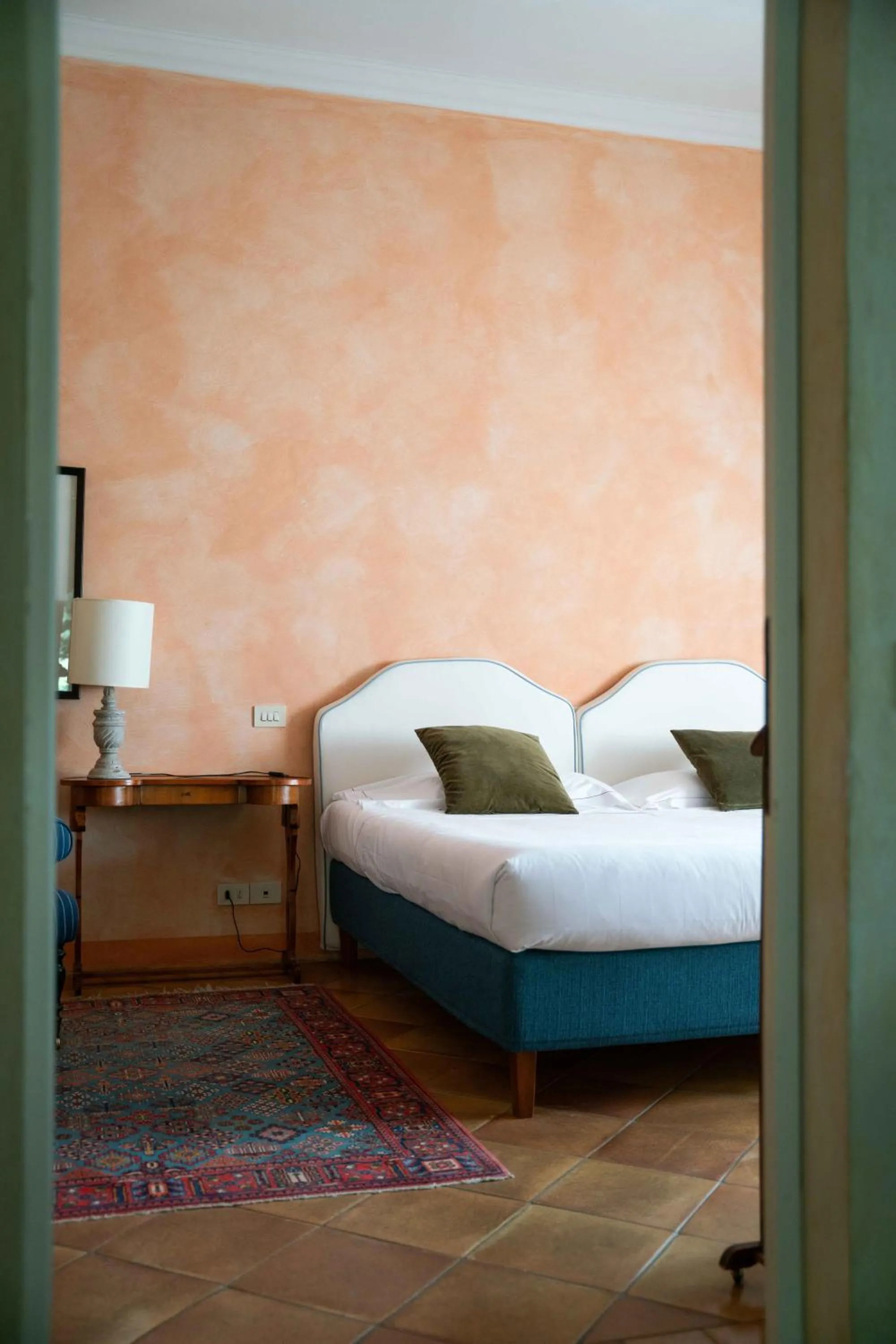 Decorative detail, Bed in Fonte De' Medici