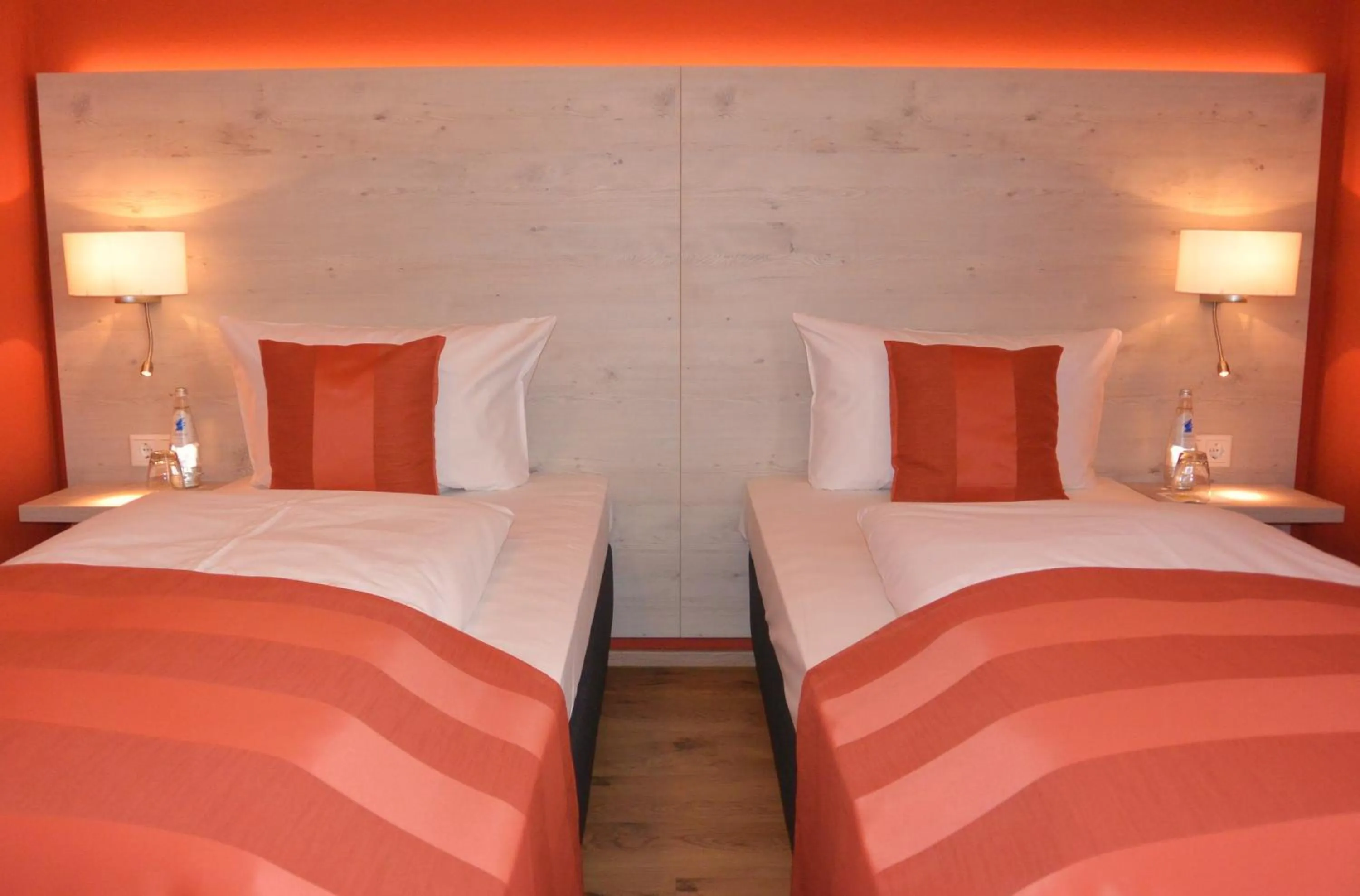 Decorative detail, Bed in Hotel Schlee