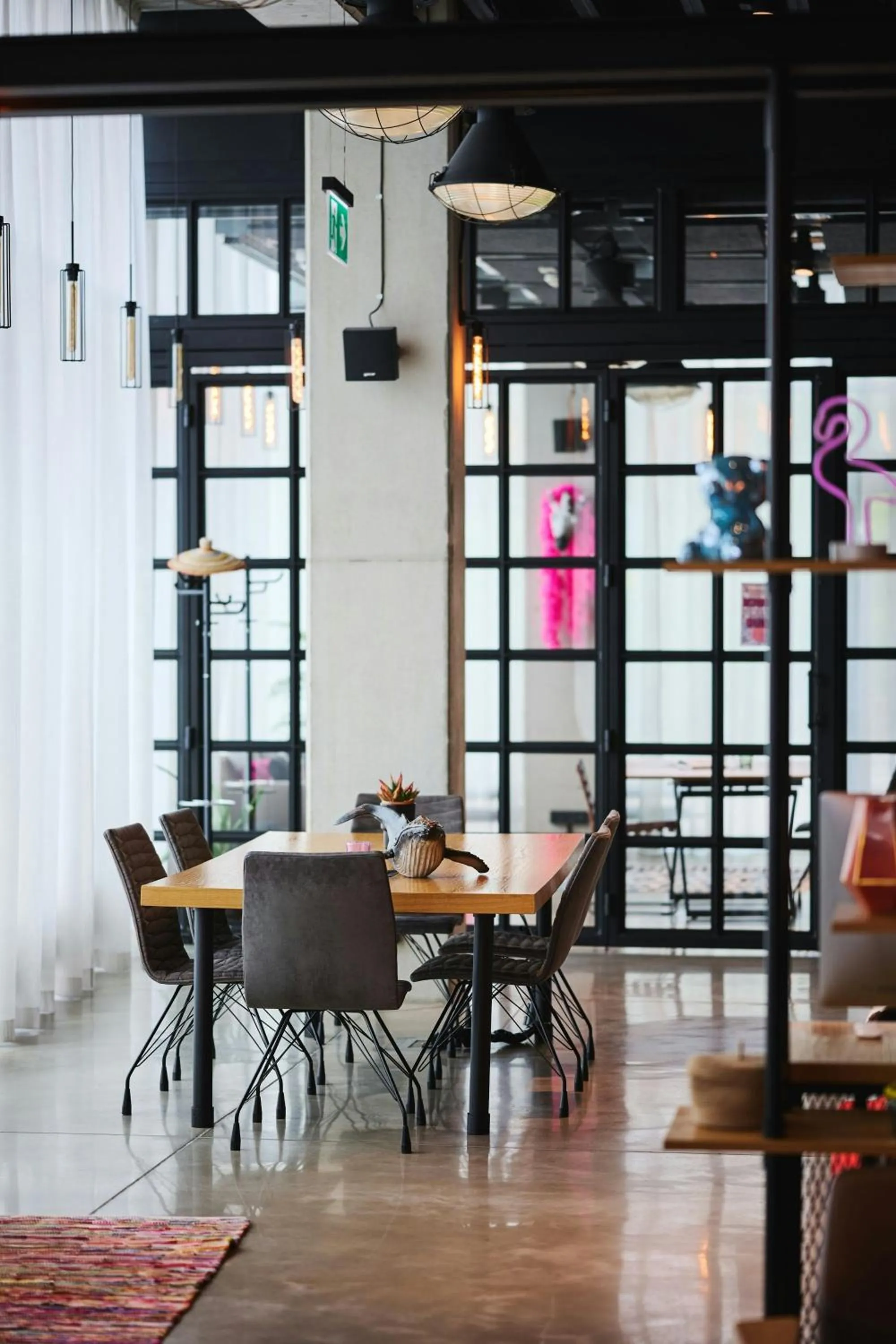 Lobby or reception in Moxy Katowice Airport