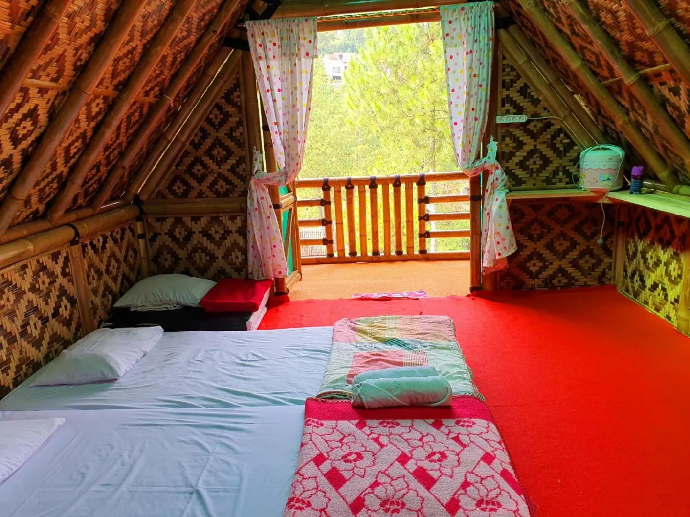 Bedroom, Bed in Ciwidey Jungle Camp & Villa