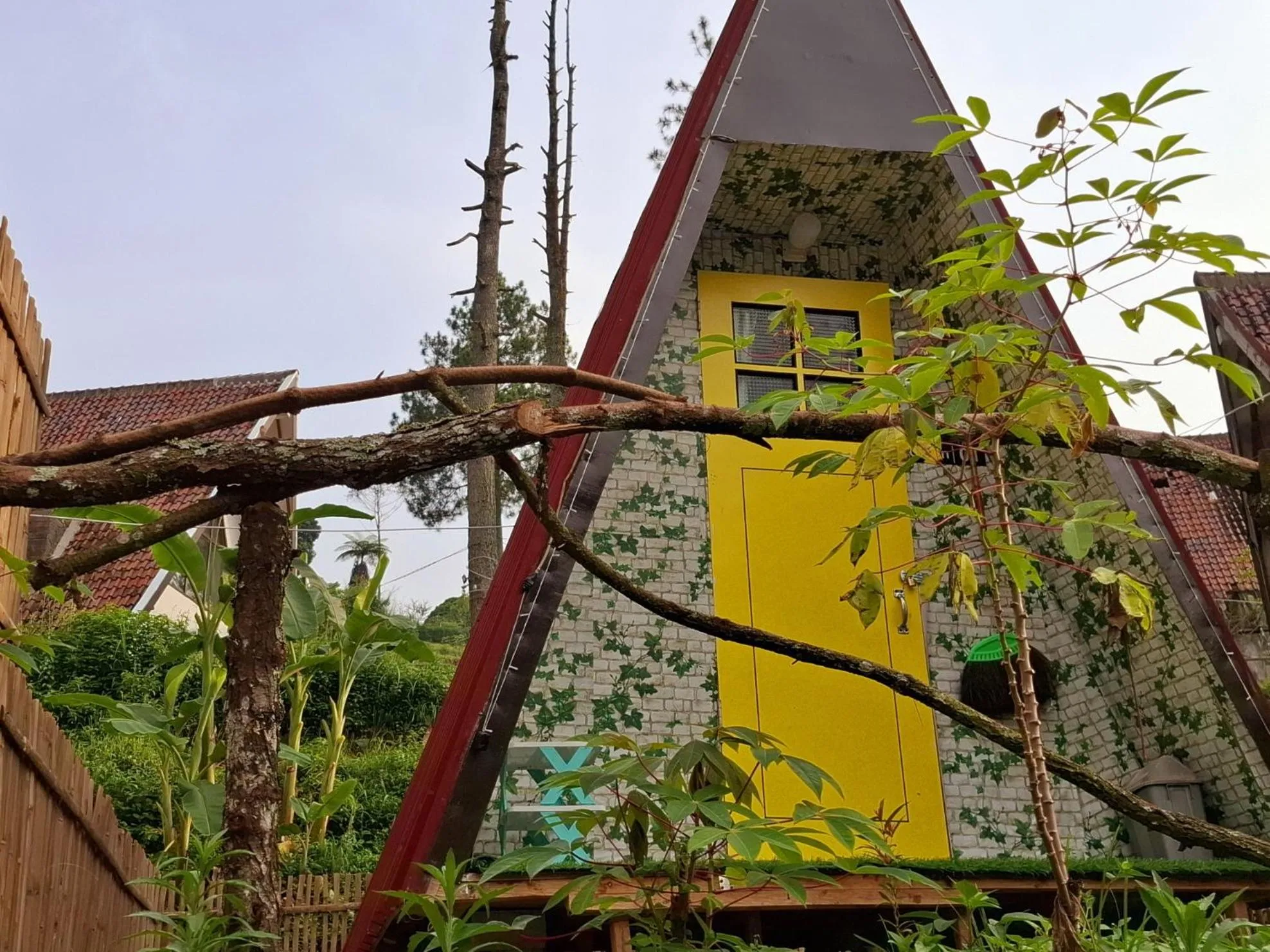 Garden in Ciwidey Jungle Camp & Villa