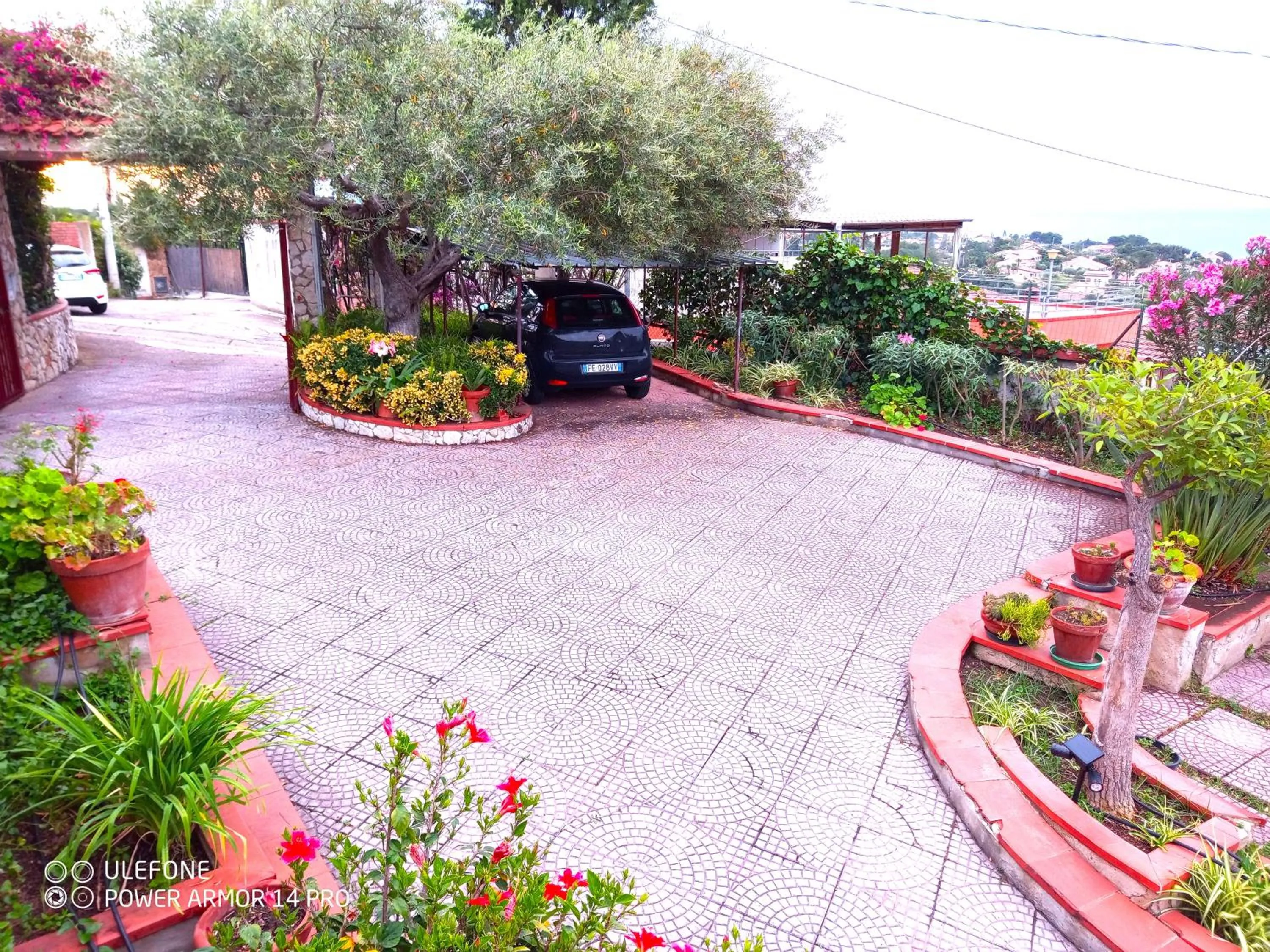 Garden view in Stanza in Villa con giardino vista mare