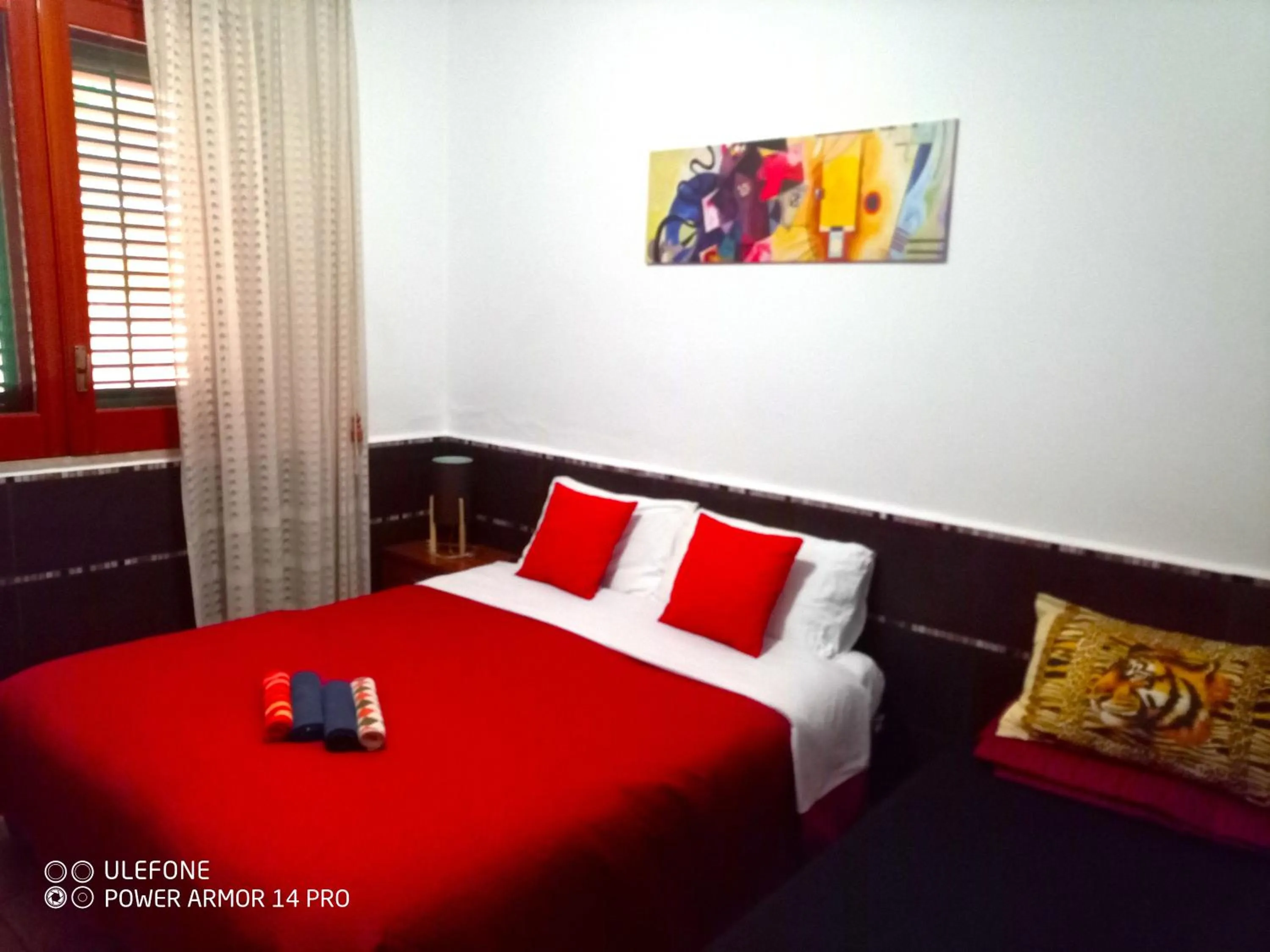 Bedroom, Bed in Stanza in Villa con giardino vista mare