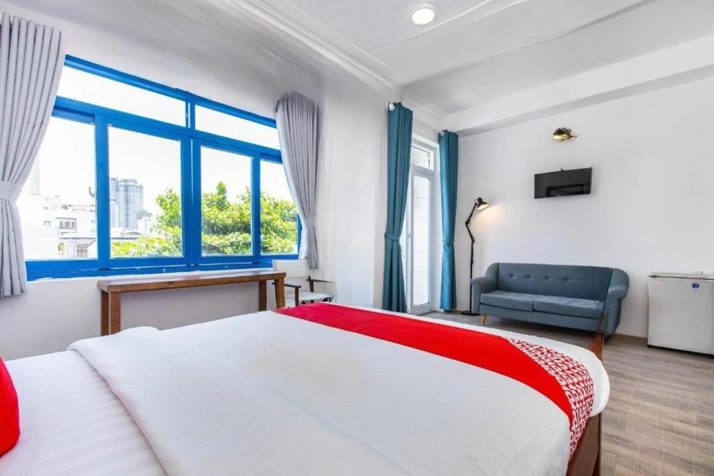 Bedroom, Bed in GIS Hotel Nha Trang & Motorbike Rental