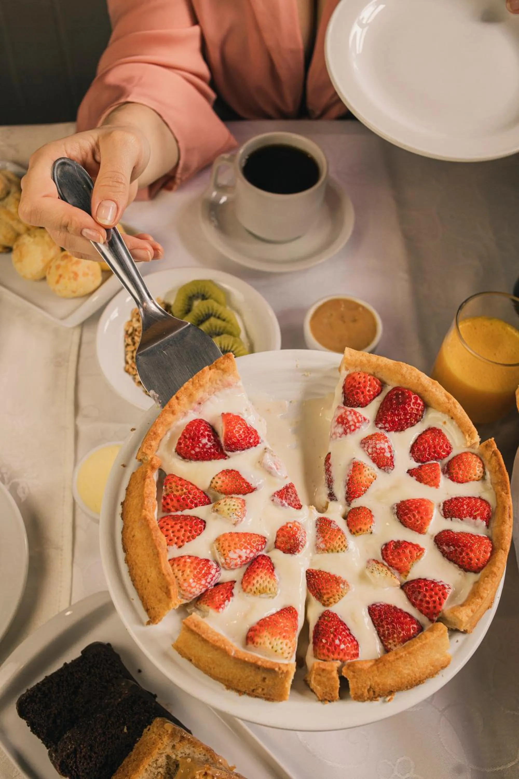 Food and drinks in Pousada O Cantinho da Raposa