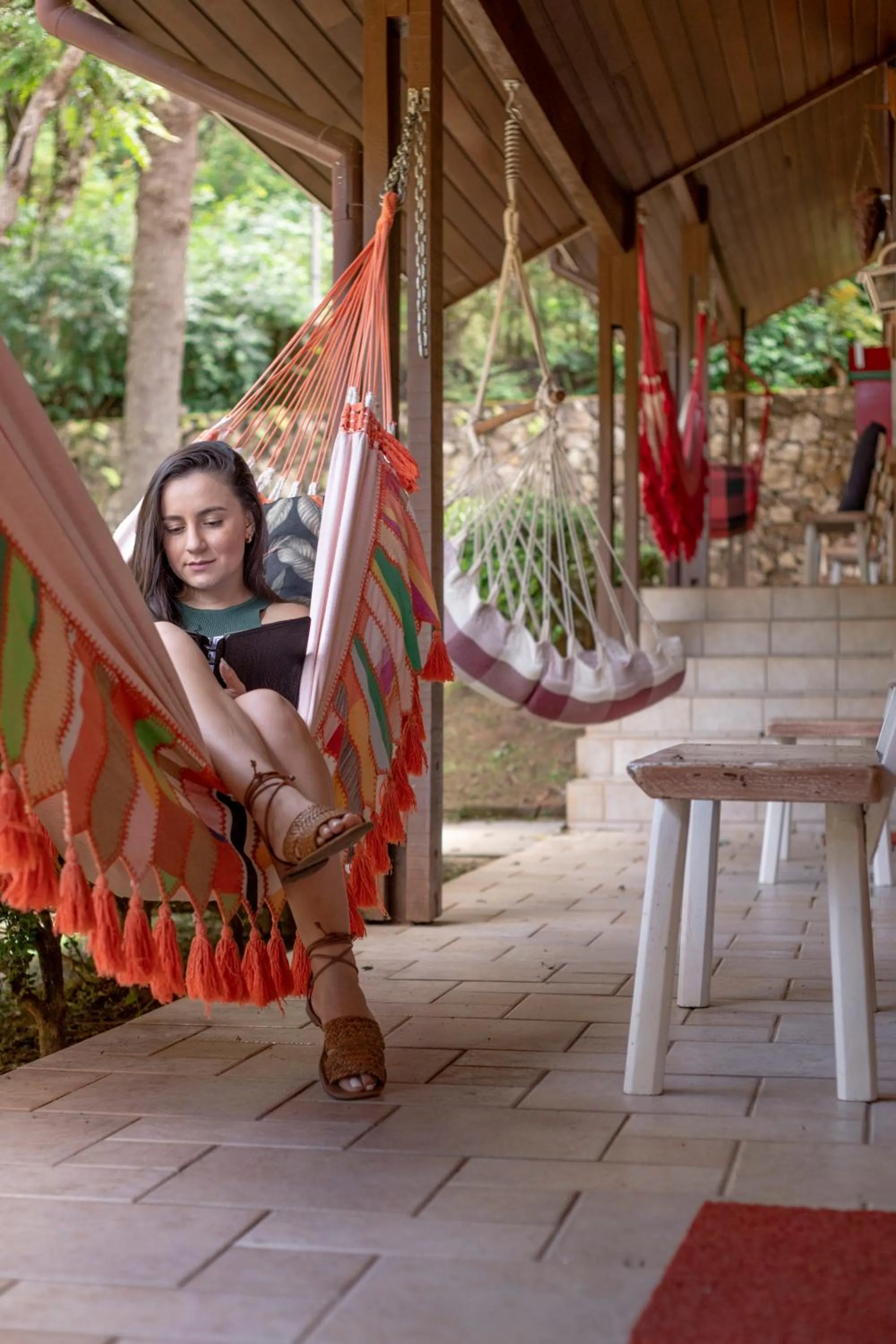 Patio in Pousada O Cantinho da Raposa