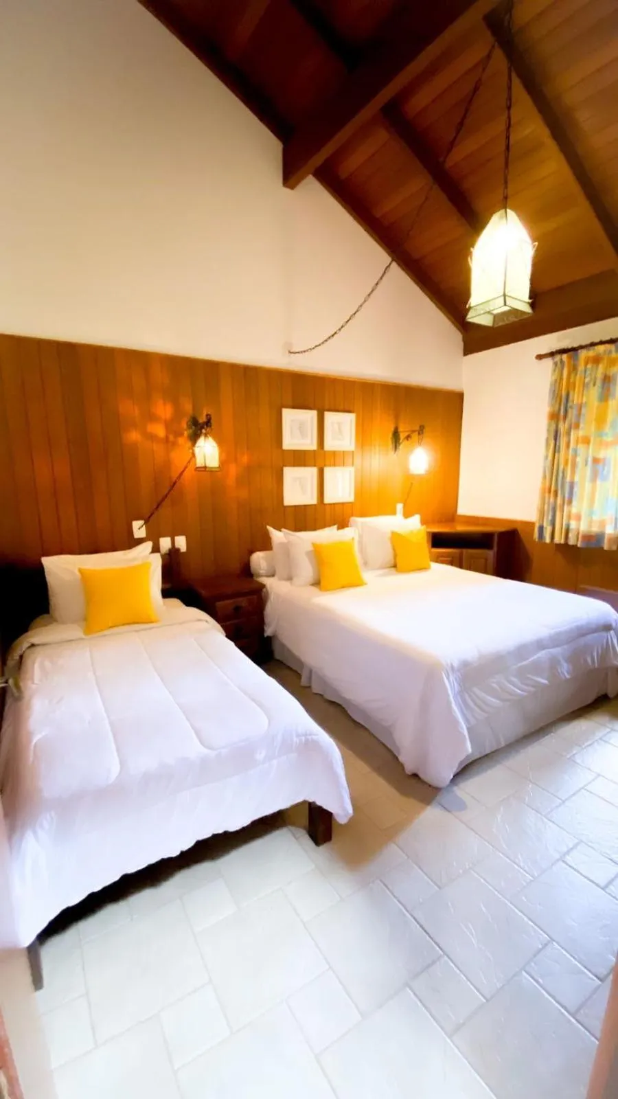 Bed in Pousada O Cantinho da Raposa