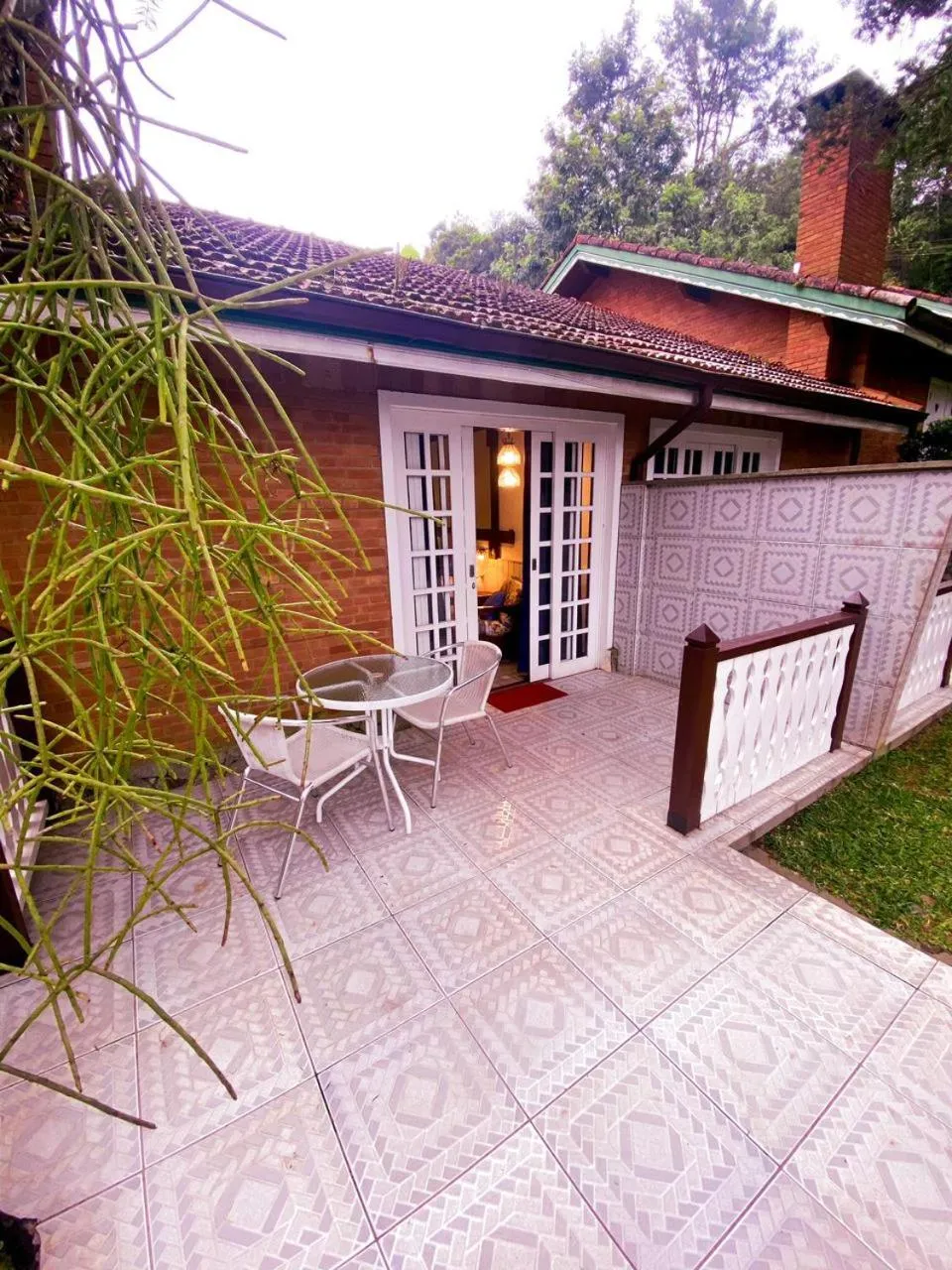 Patio in Pousada O Cantinho da Raposa