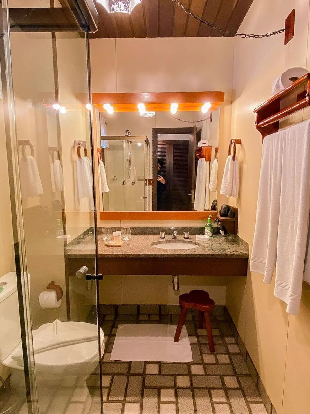 Bathroom in Pousada O Cantinho da Raposa