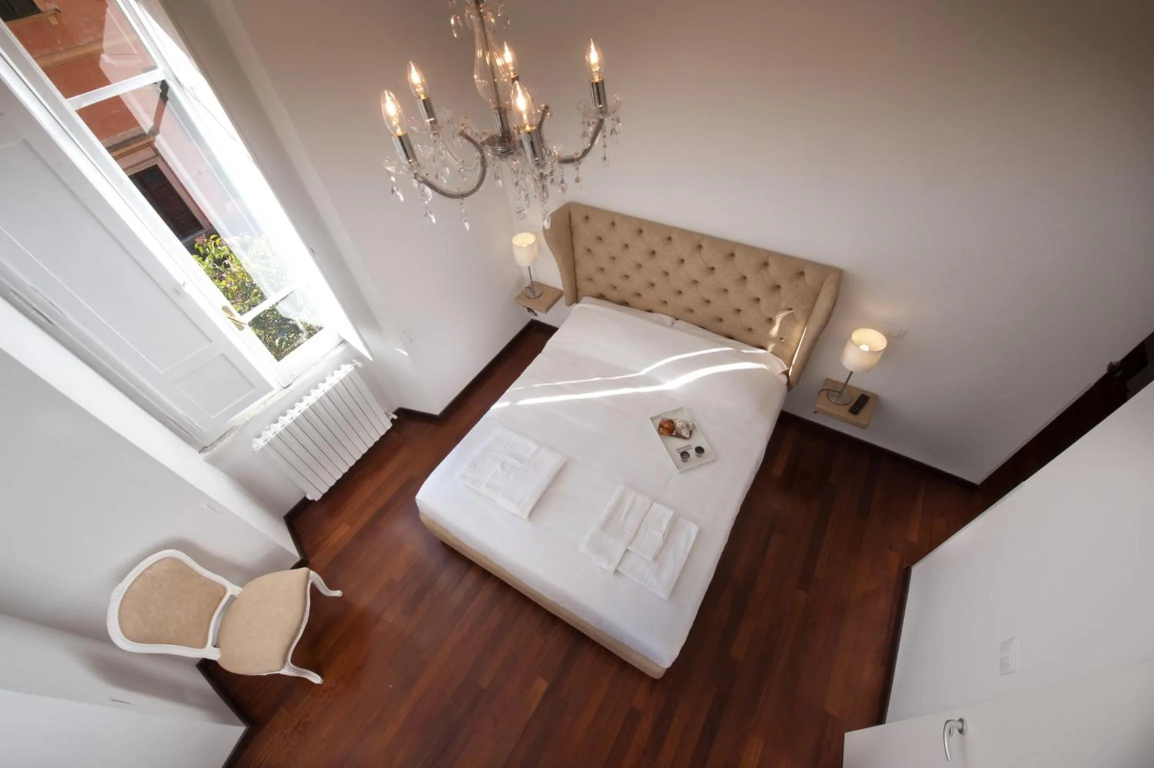 Decorative detail, Bed in Imperia Suite