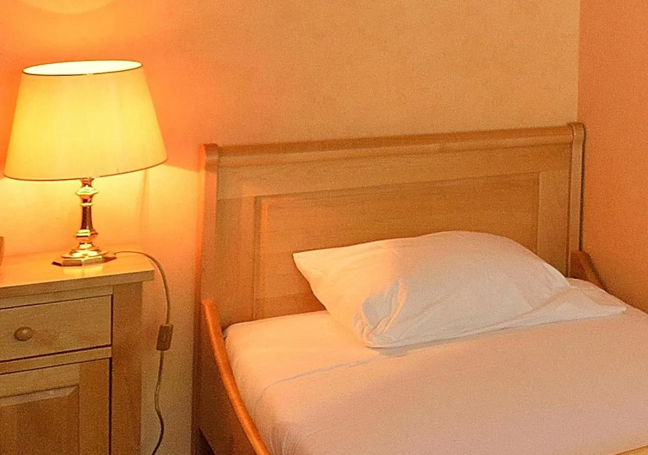 Decorative detail, Bed in Grand Hôtel des Rasses & Wellness