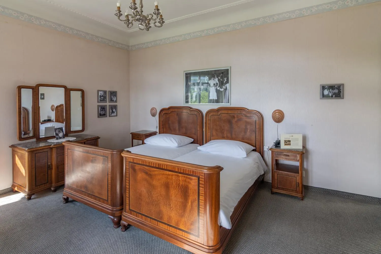 Bed in Grand Hôtel des Rasses & Wellness