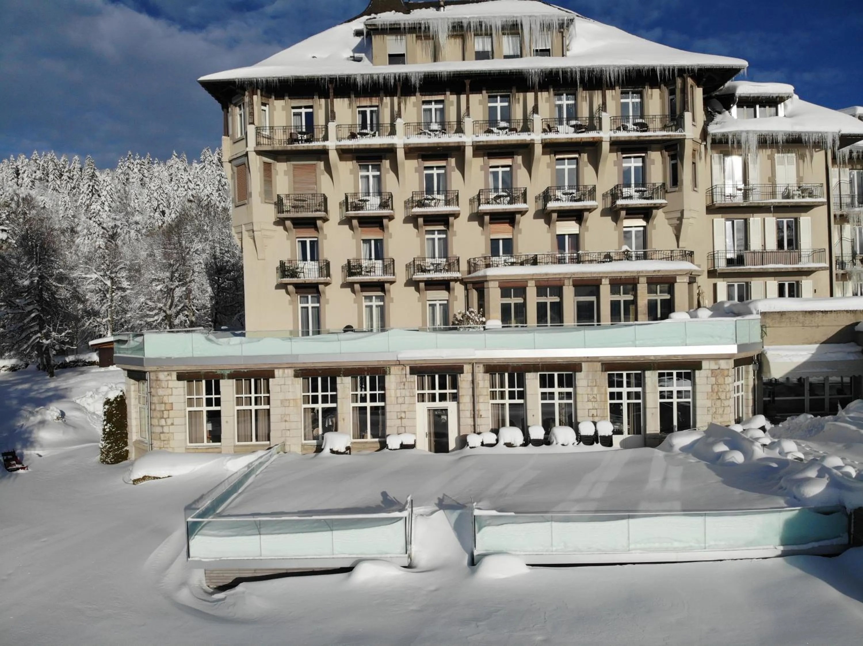 Property building in Grand Hôtel des Rasses & Wellness