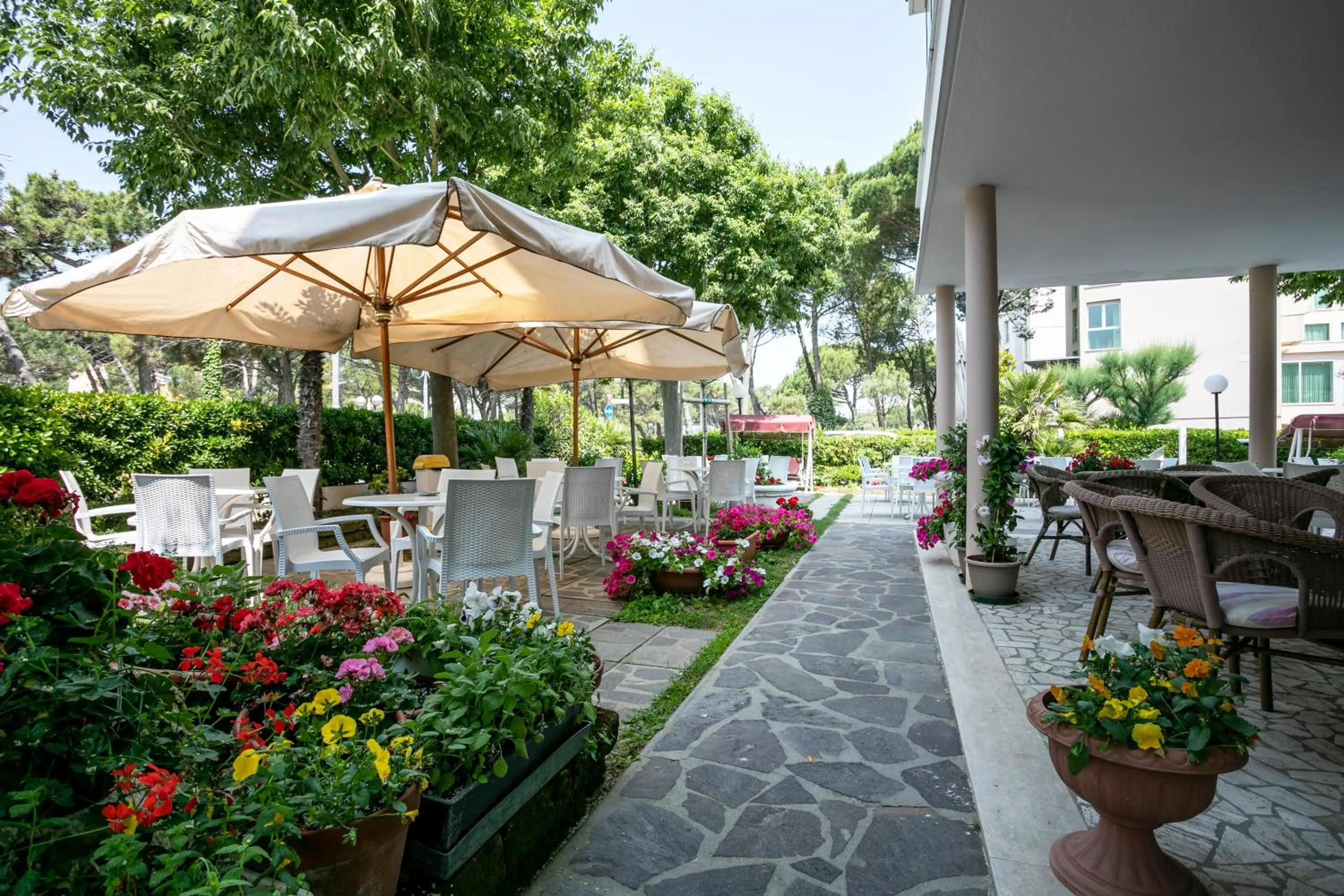 Patio in Hotel Ridolfi