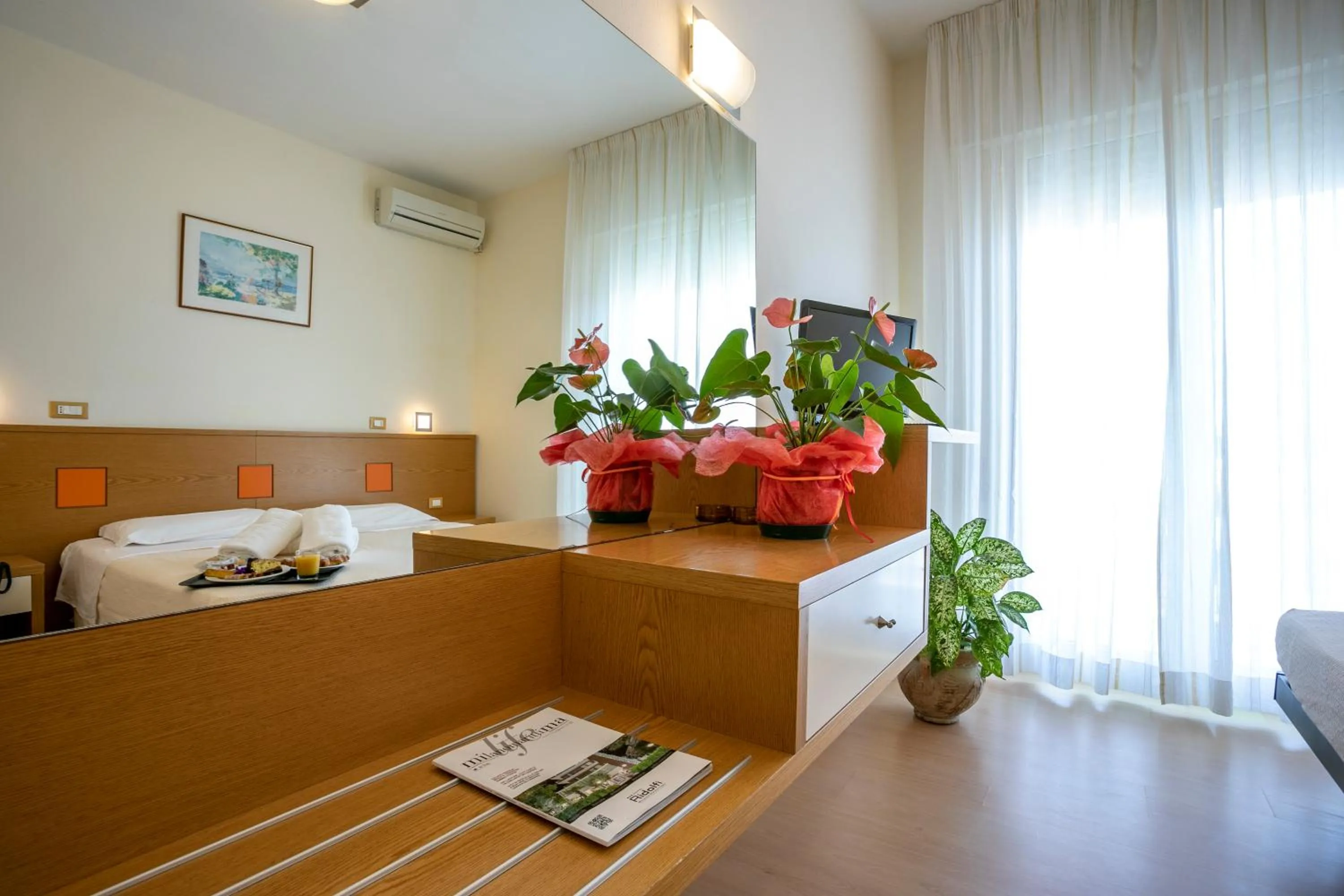 Bed in Hotel Ridolfi