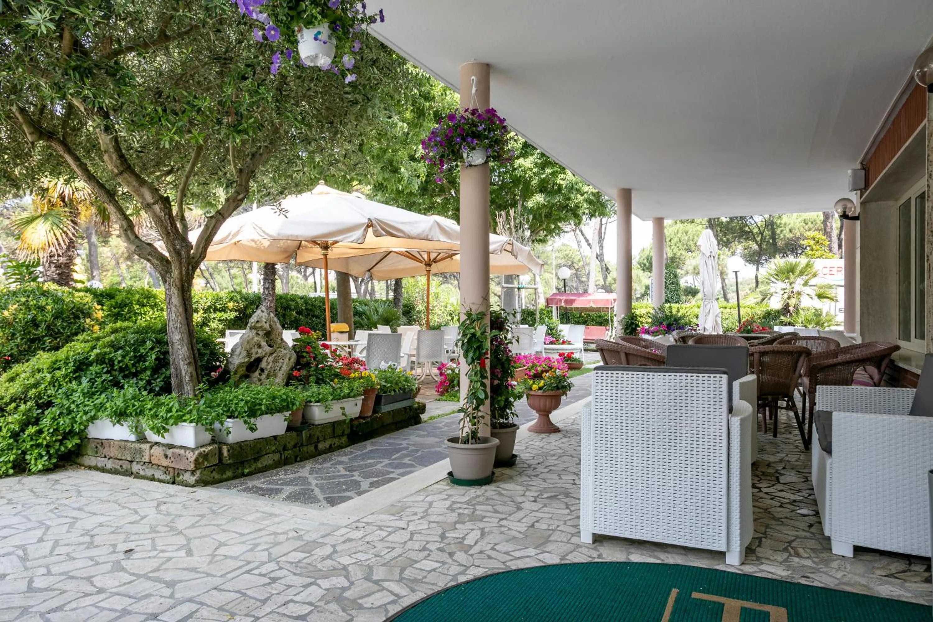 Patio in Hotel Ridolfi