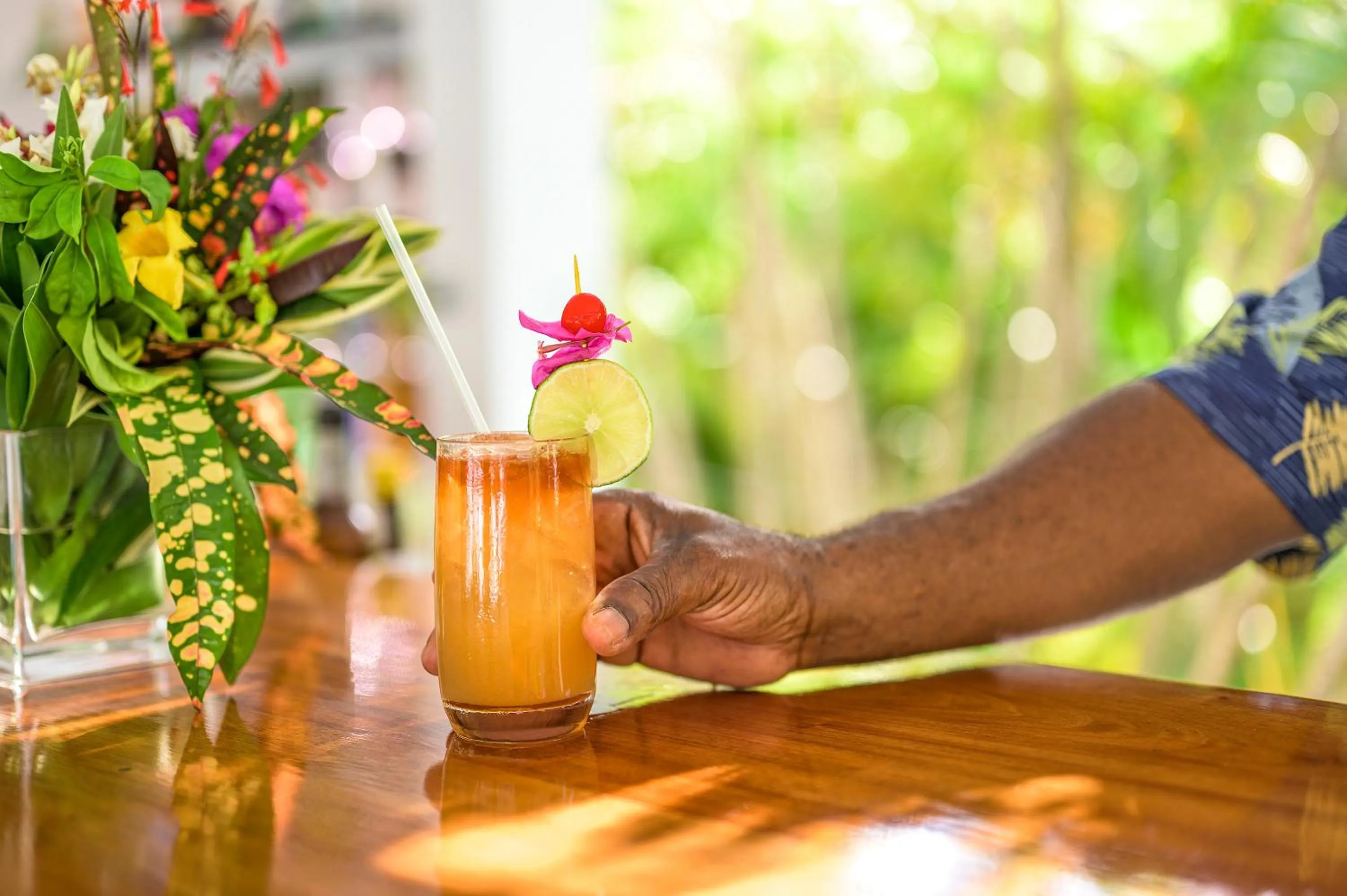 Lounge or bar in Montpelier Nevis
