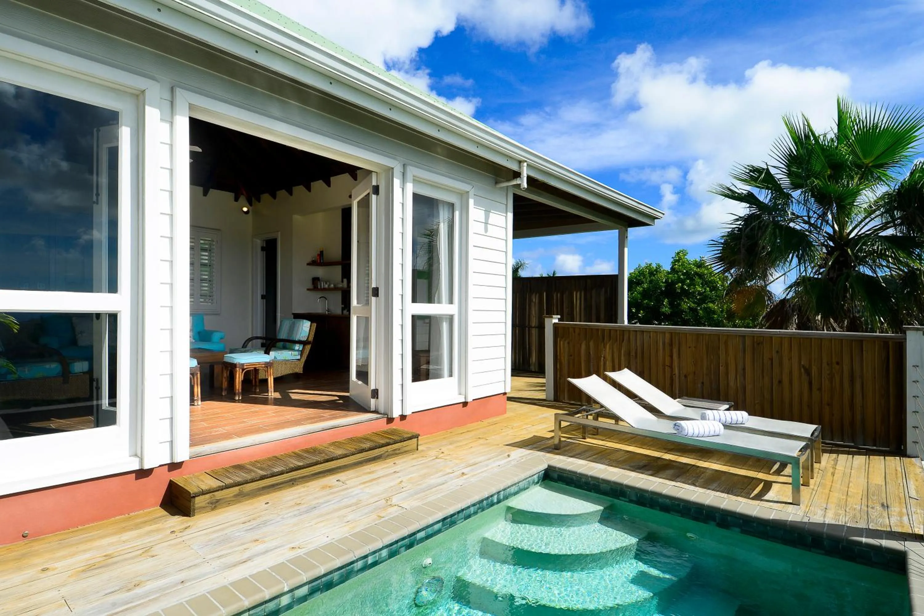 Swimming pool in Montpelier Nevis