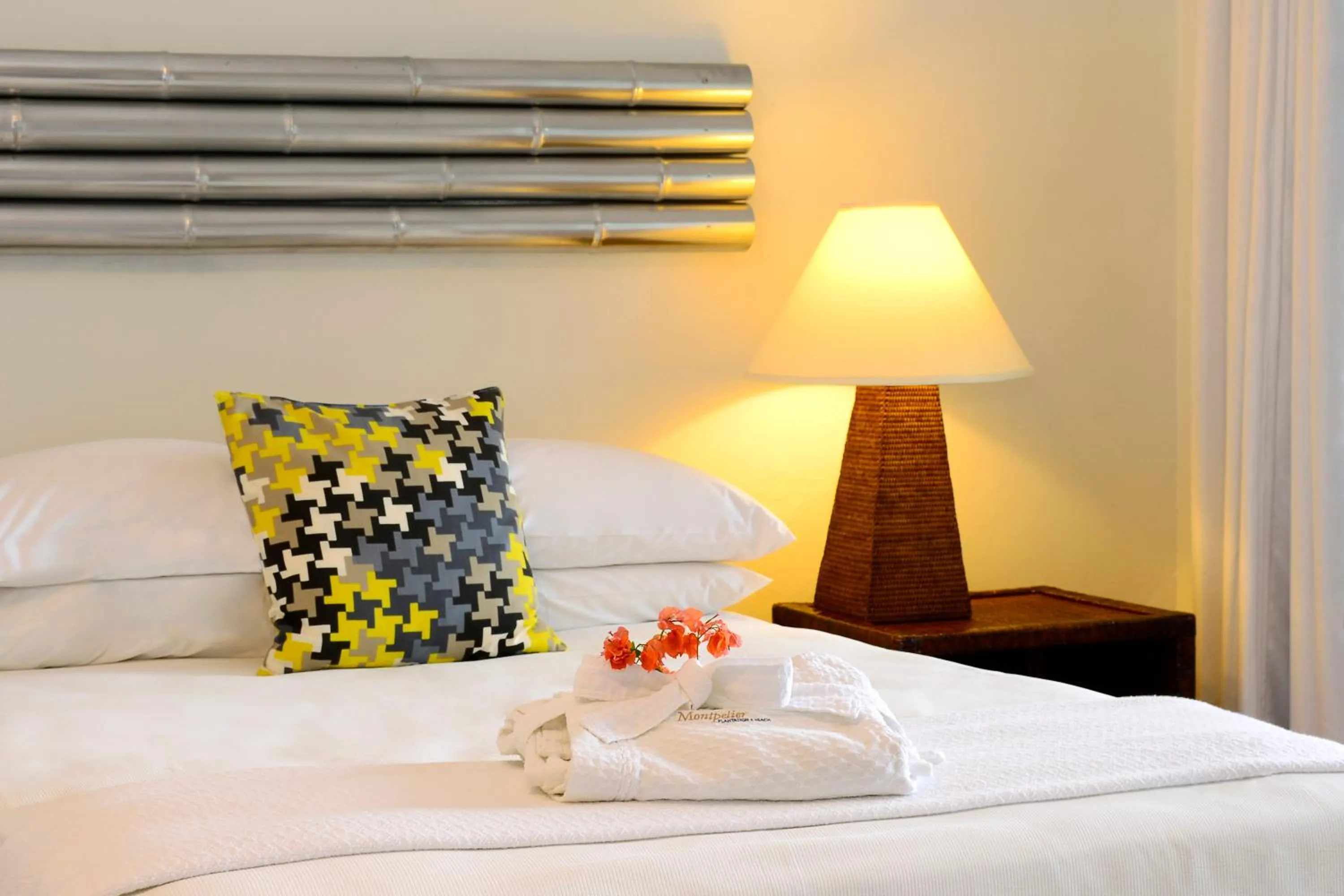 Decorative detail, Bed in Montpelier Nevis