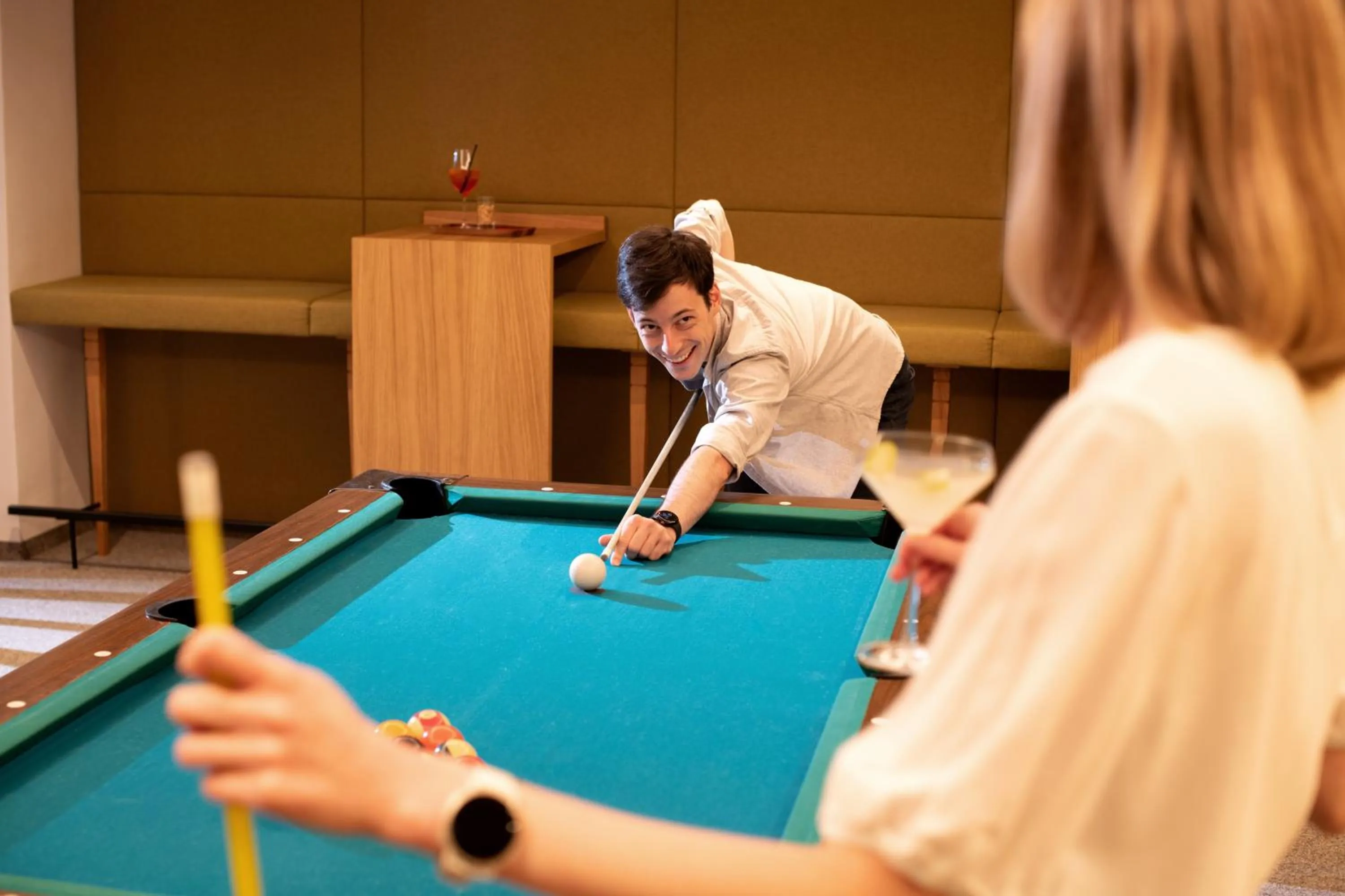 Communal lounge/ TV room in Hotel Haflingerhof