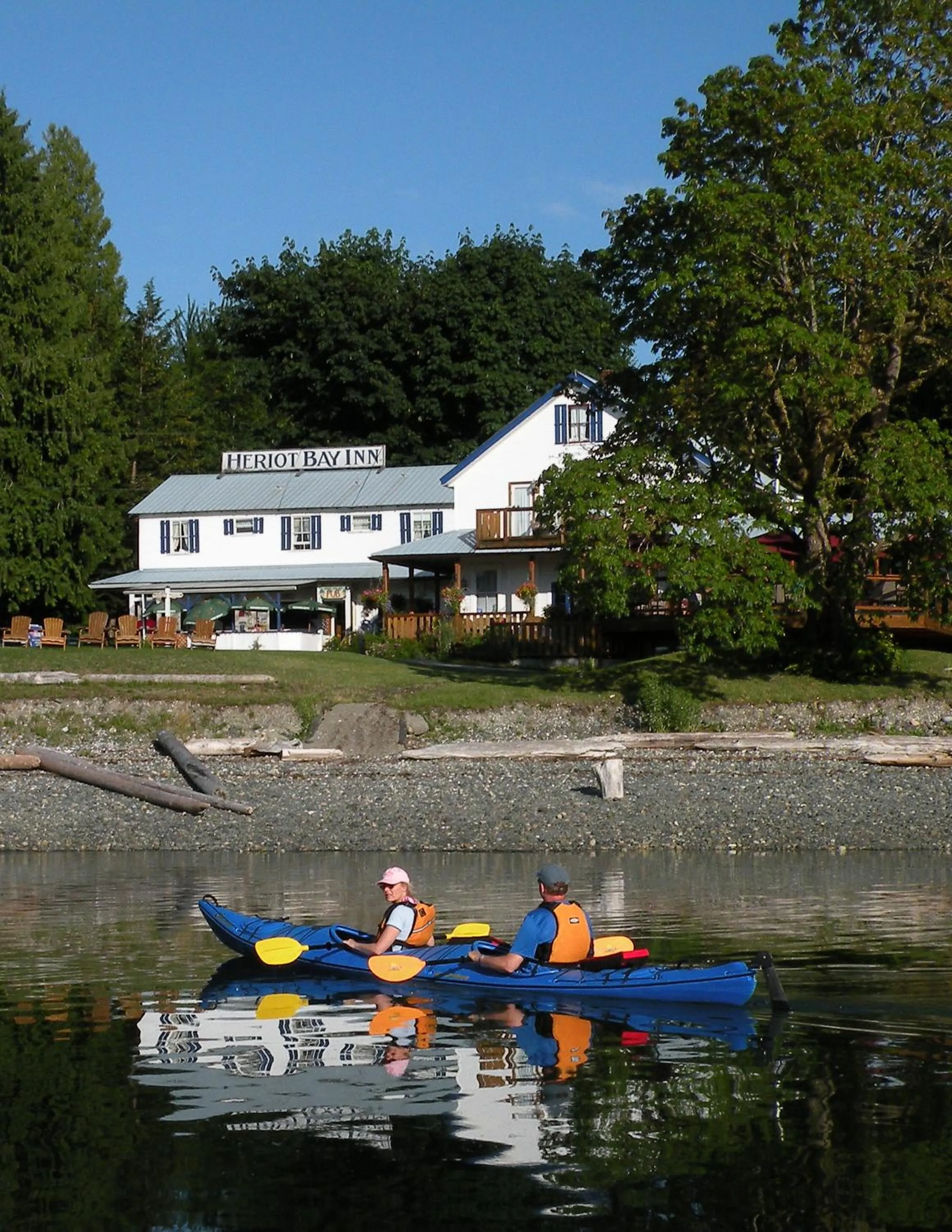 Facade/entrance in Heriot Bay Inn